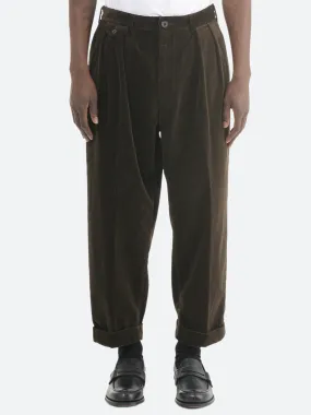 2 Pleat Corduroy Pants