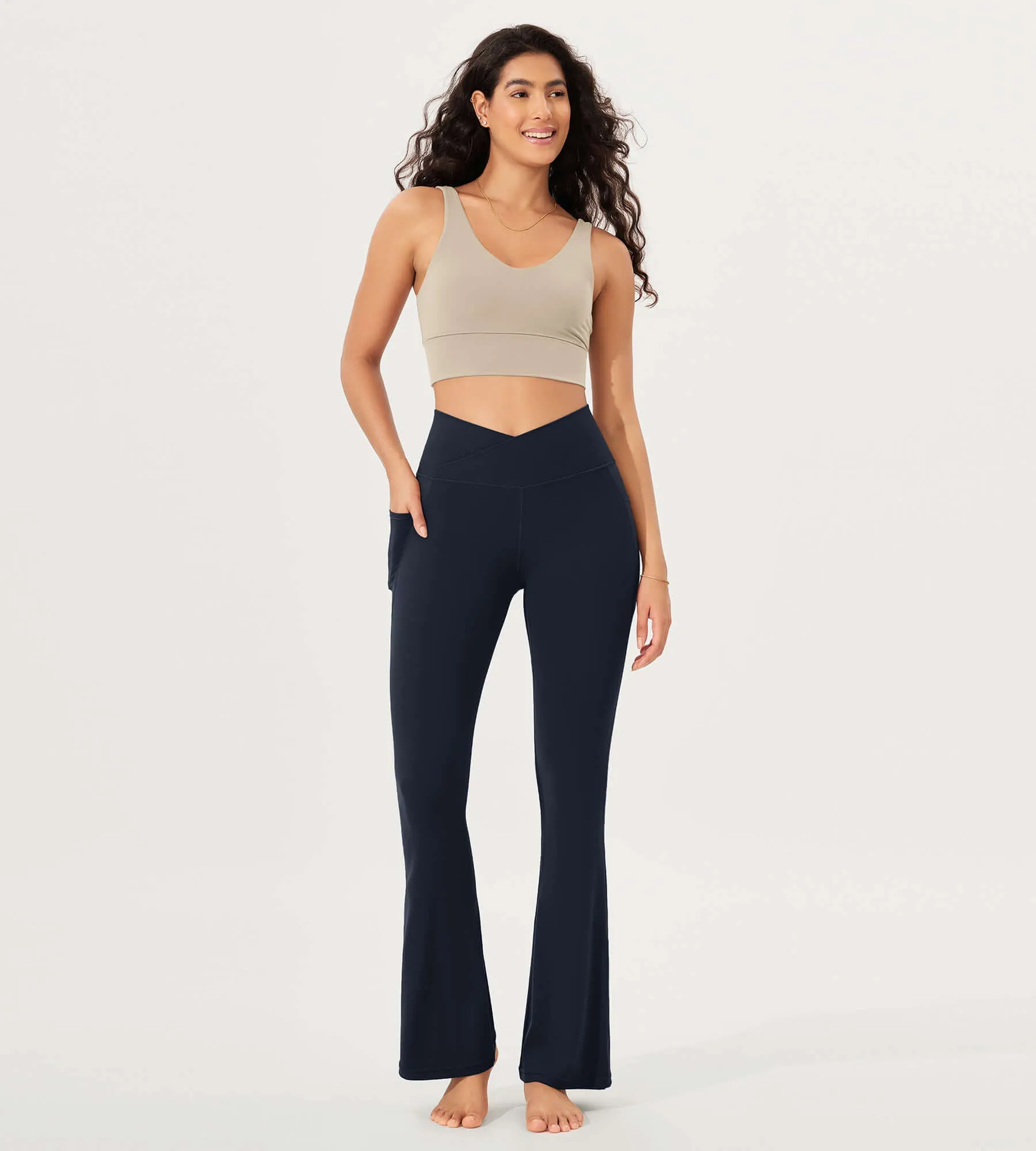 32" Cloud Feeling Bootcut Lounge Yoga Pants with Pockets