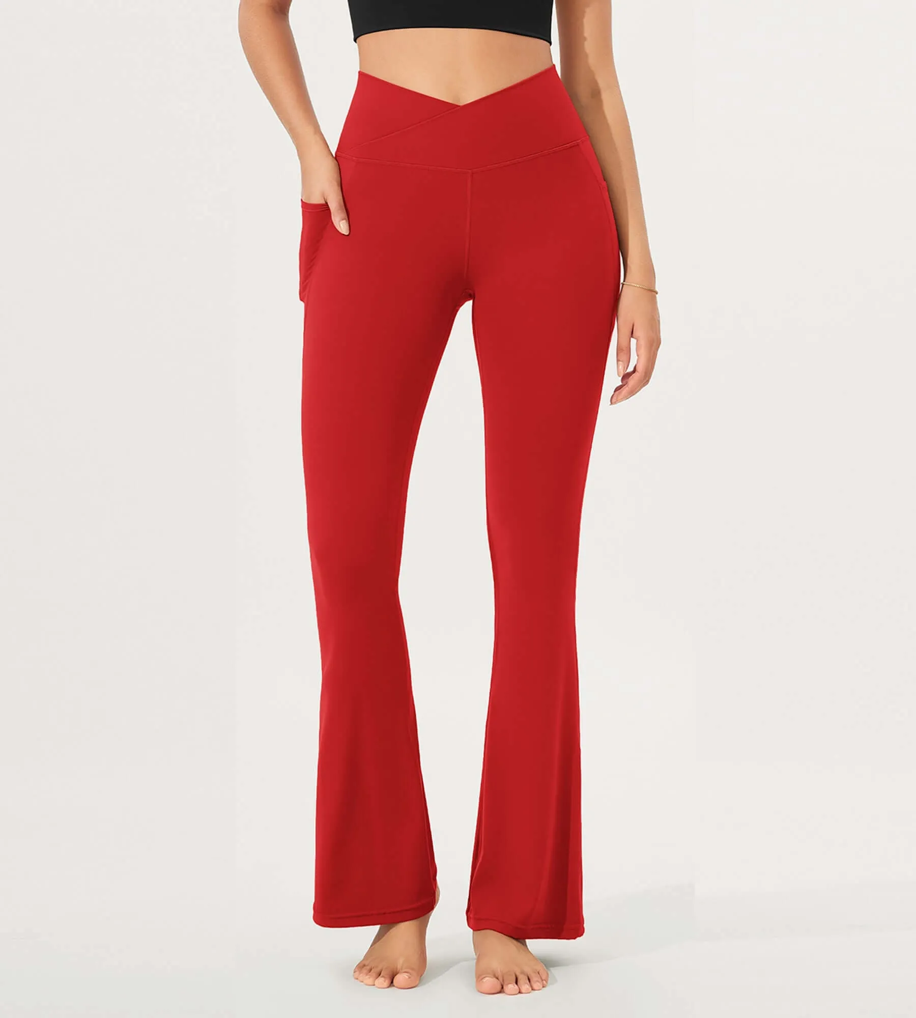 32" Cloud Feeling Bootcut Lounge Yoga Pants with Pockets