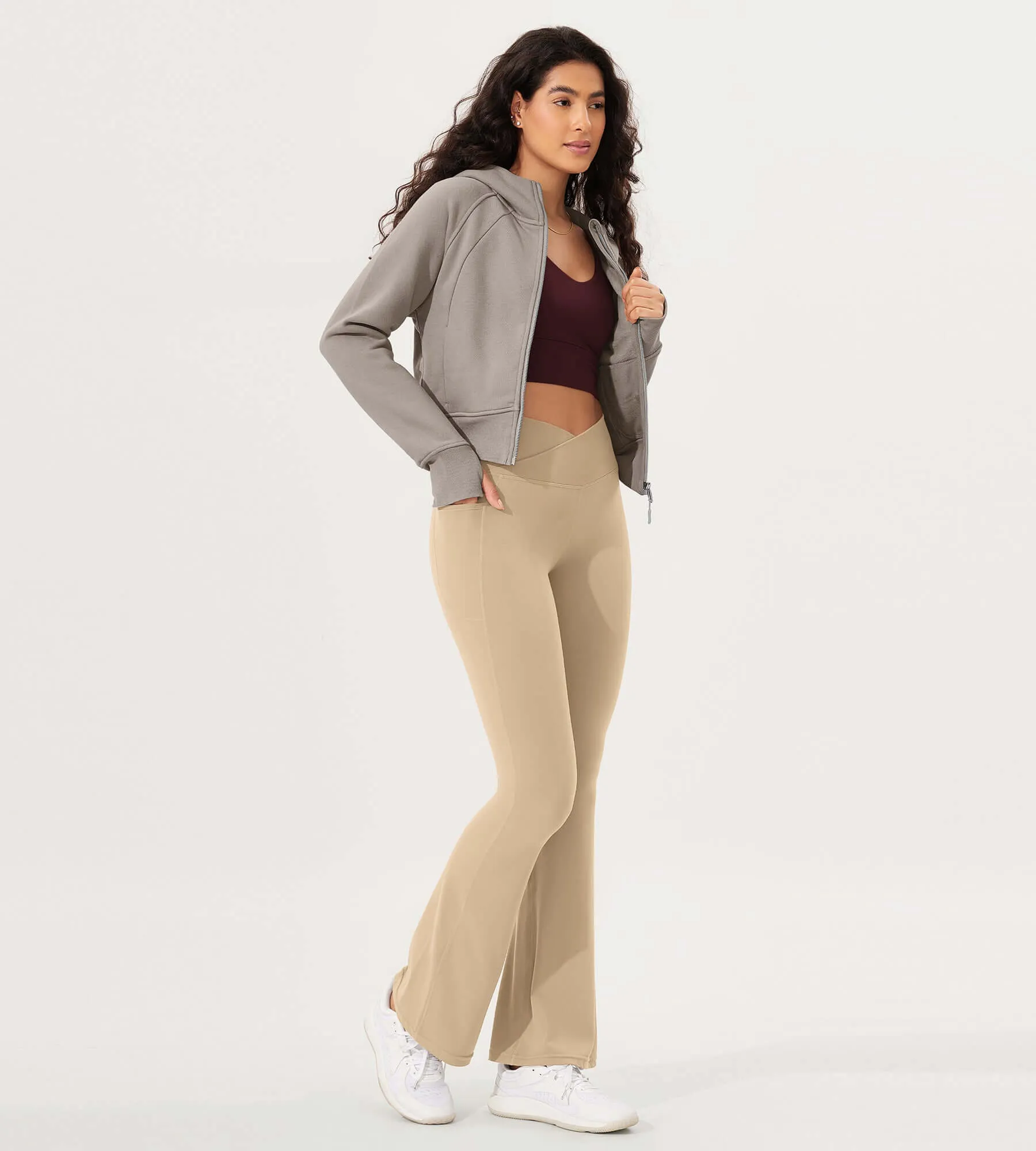 32" Cloud Feeling Bootcut Lounge Yoga Pants with Pockets