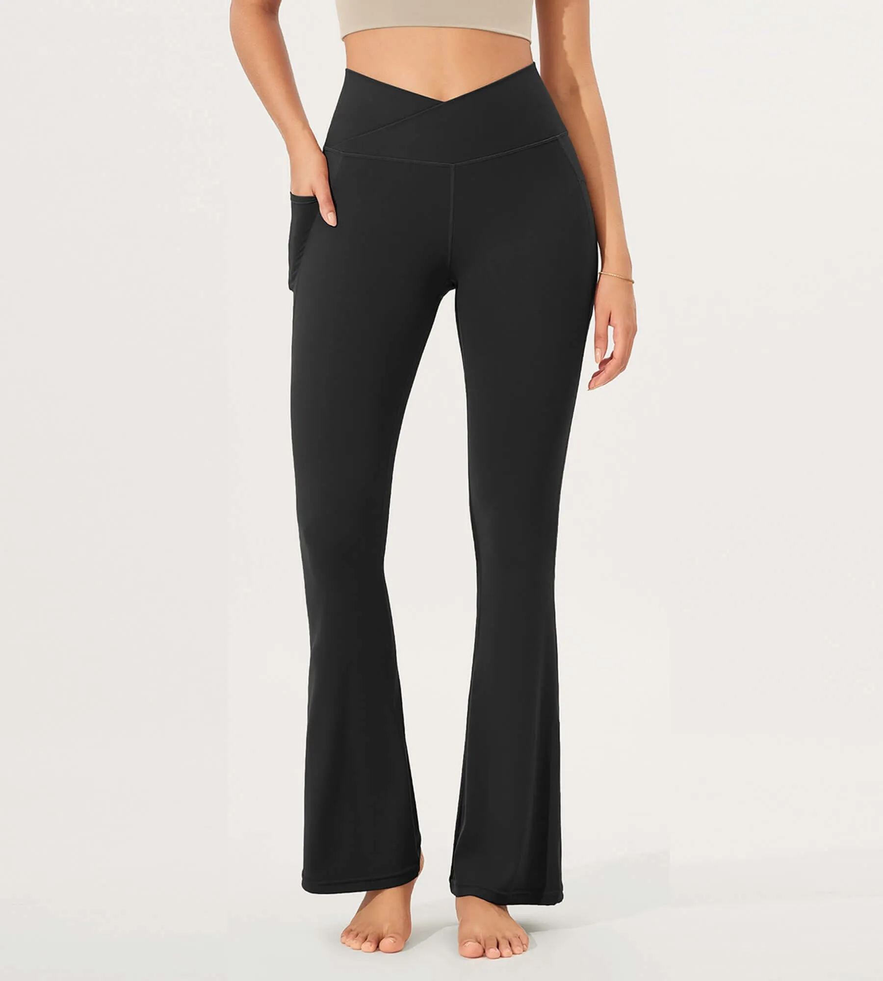 32" Cloud Feeling Bootcut Lounge Yoga Pants with Pockets
