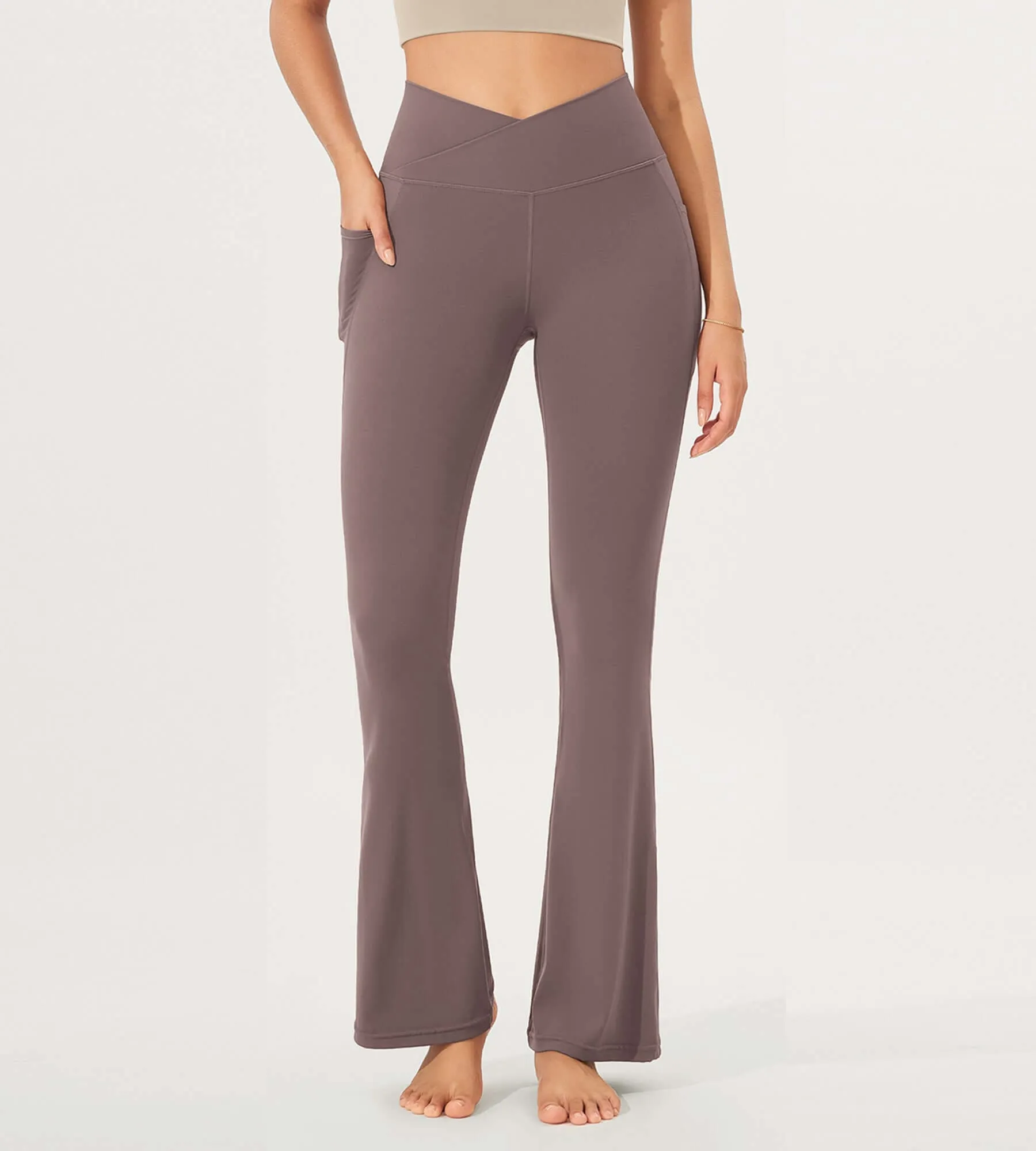 32" Cloud Feeling Bootcut Lounge Yoga Pants with Pockets