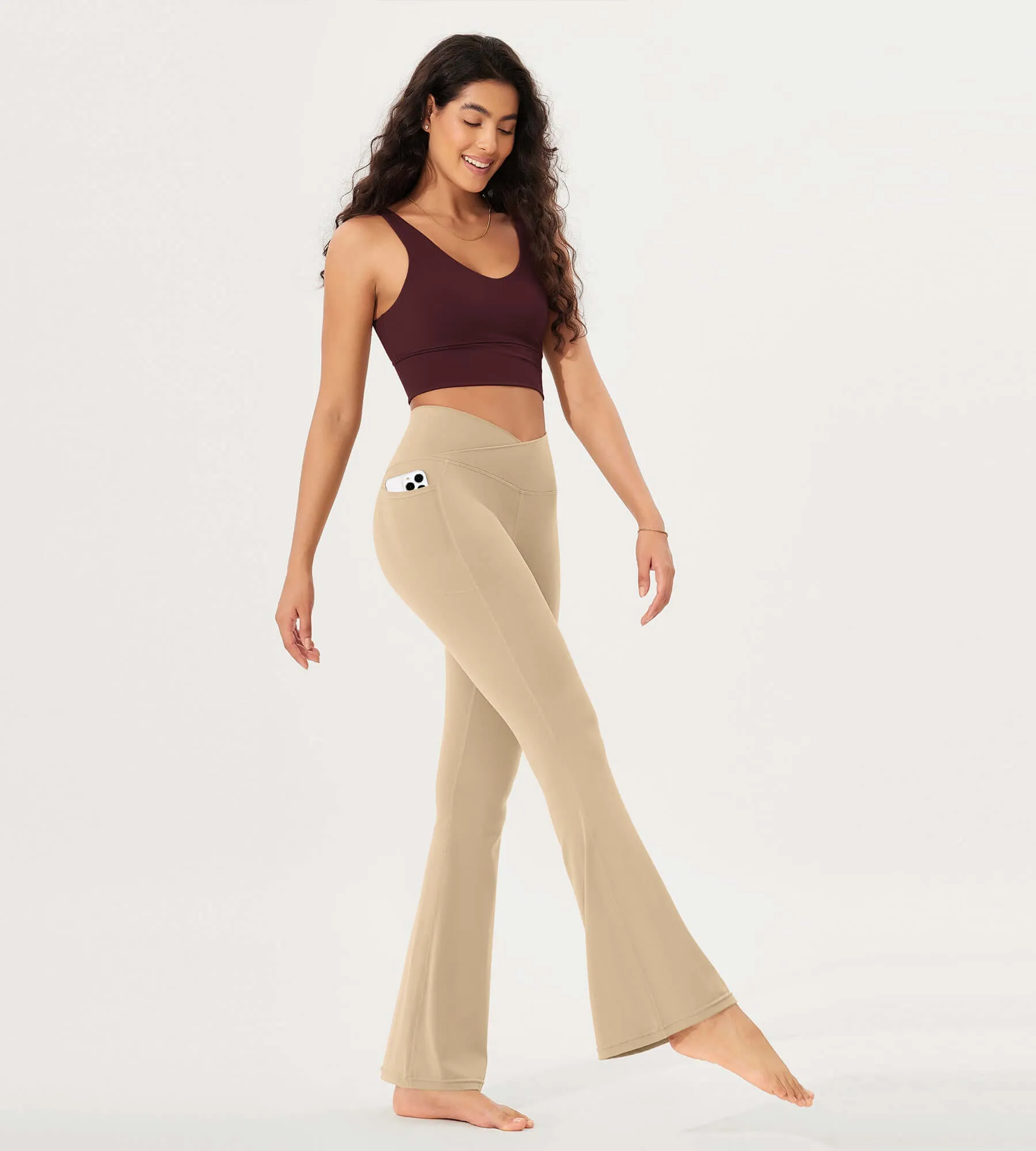 32" Cloud Feeling Bootcut Lounge Yoga Pants with Pockets