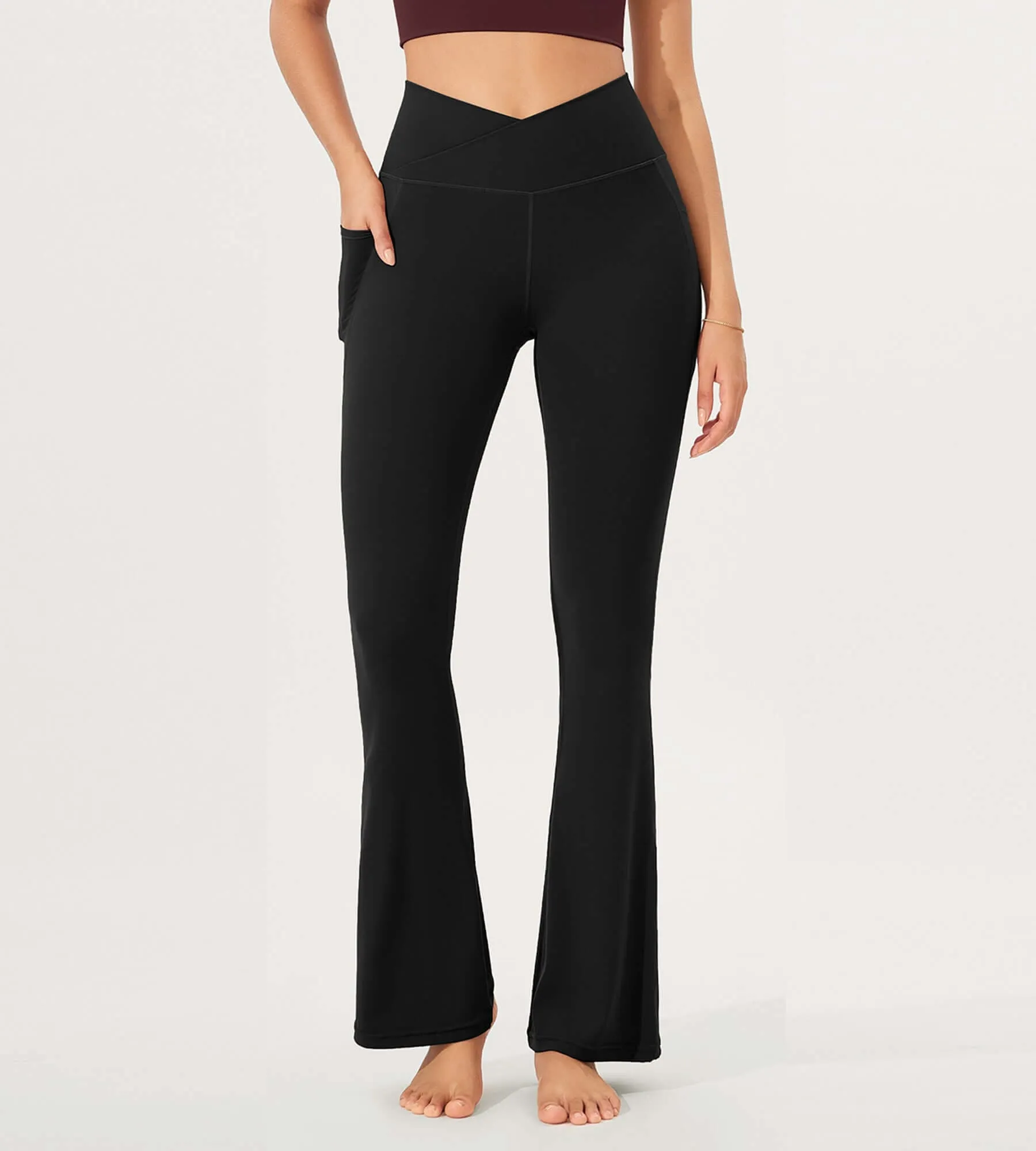 32" Cloud Feeling Bootcut Lounge Yoga Pants with Pockets
