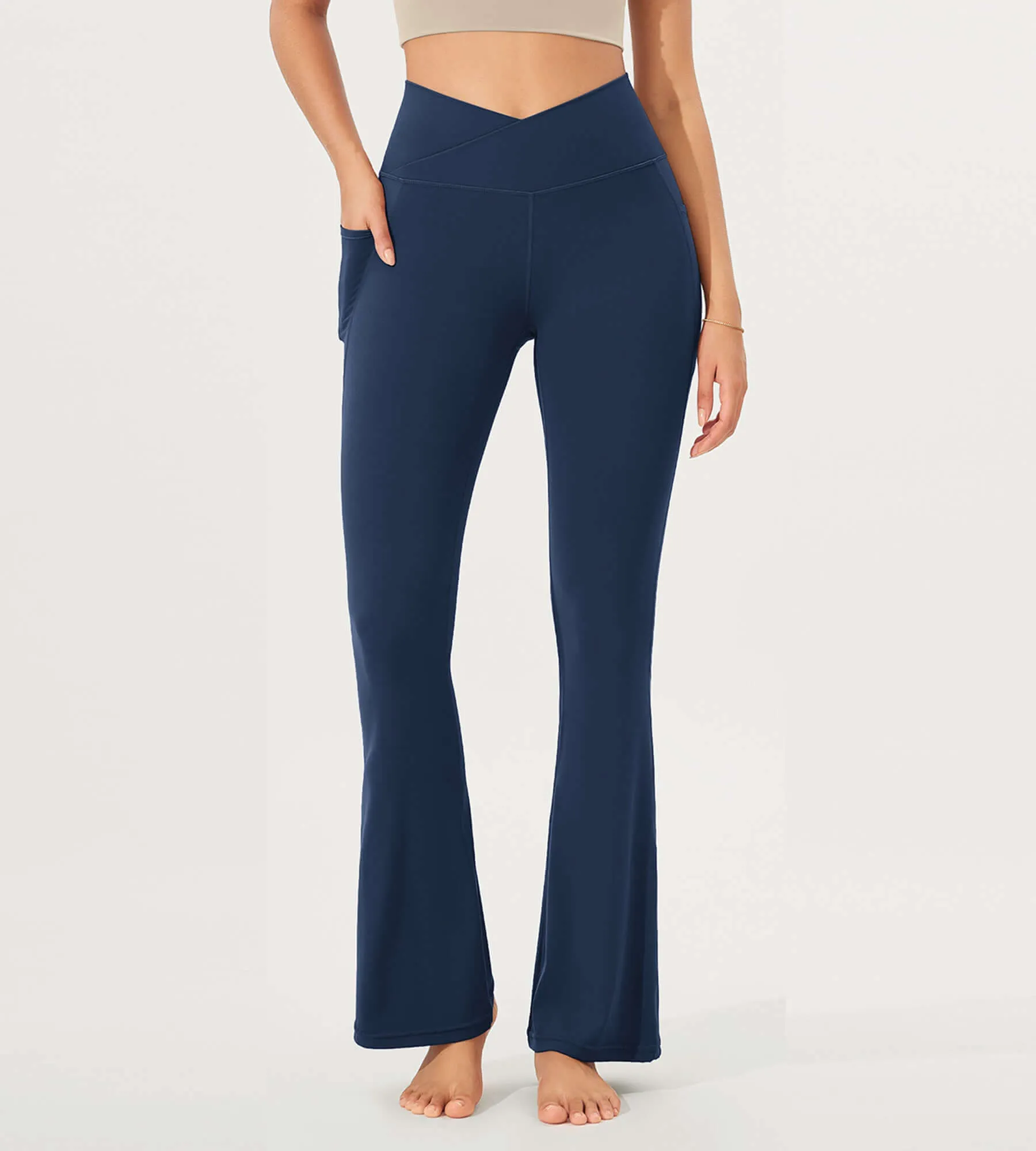 32" Cloud Feeling Bootcut Lounge Yoga Pants with Pockets