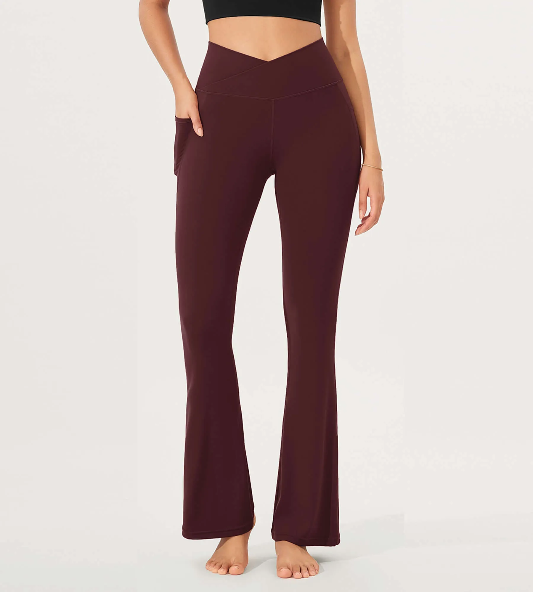 32" Cloud Feeling Bootcut Lounge Yoga Pants with Pockets