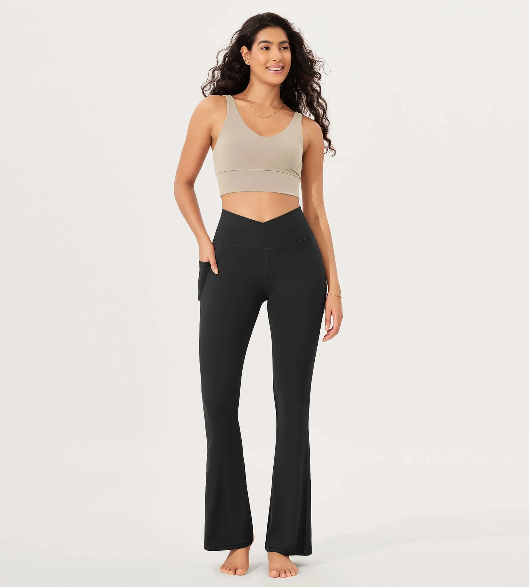 32" Cloud Feeling Bootcut Lounge Yoga Pants with Pockets