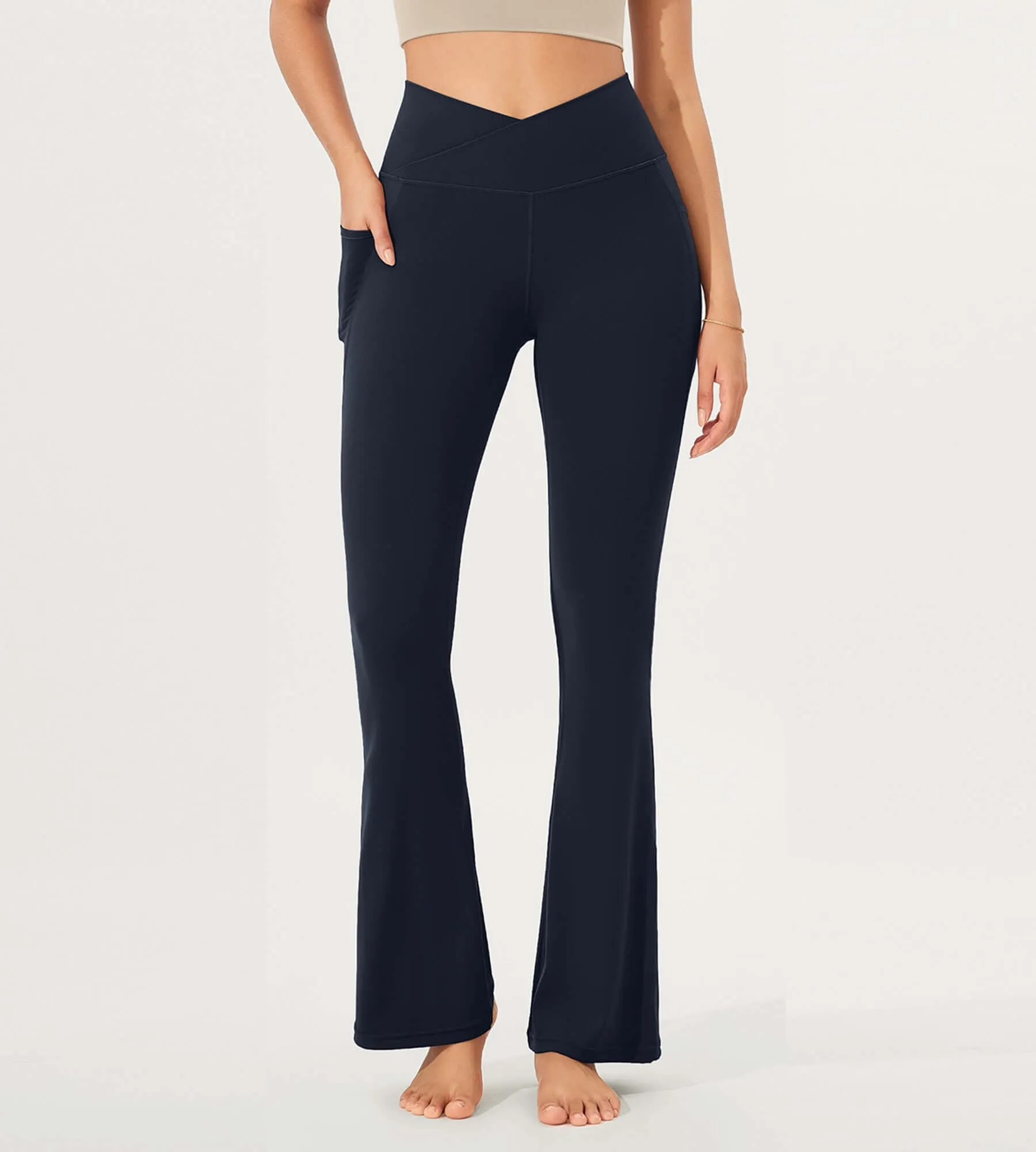 32" Cloud Feeling Bootcut Lounge Yoga Pants with Pockets