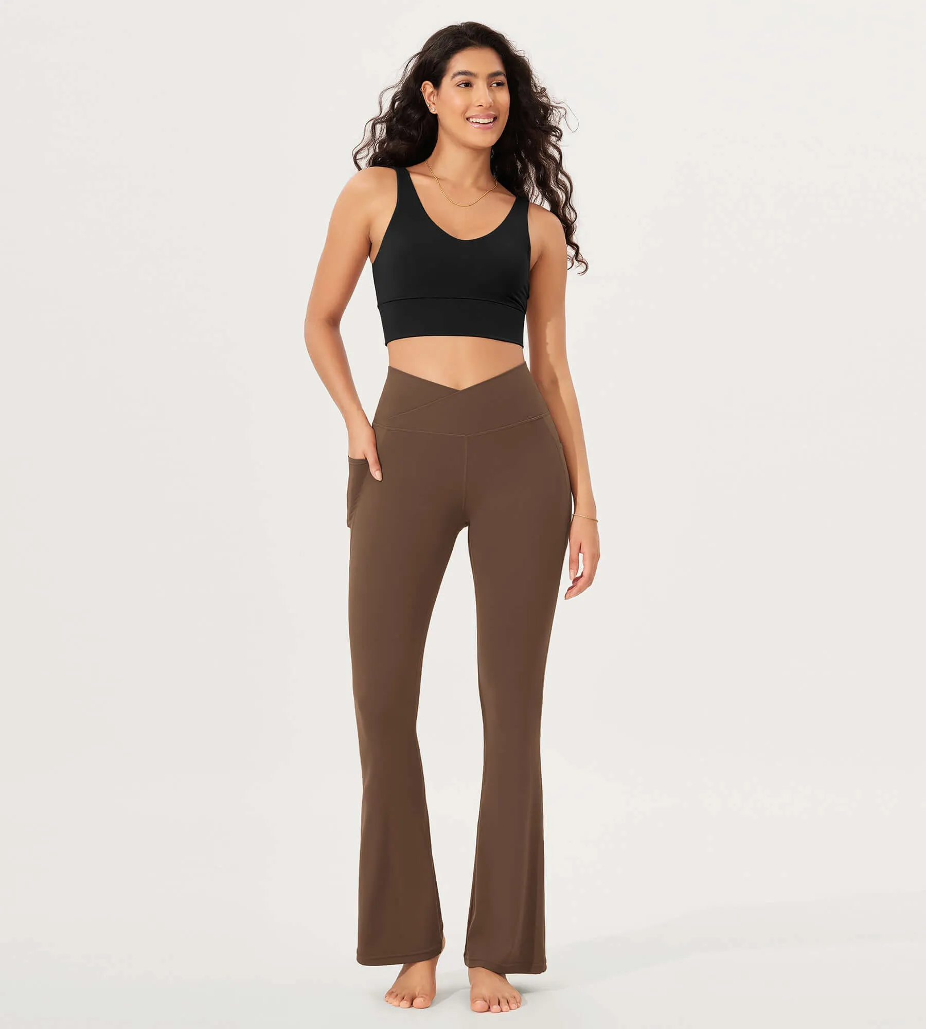 32" Cloud Feeling Bootcut Lounge Yoga Pants with Pockets