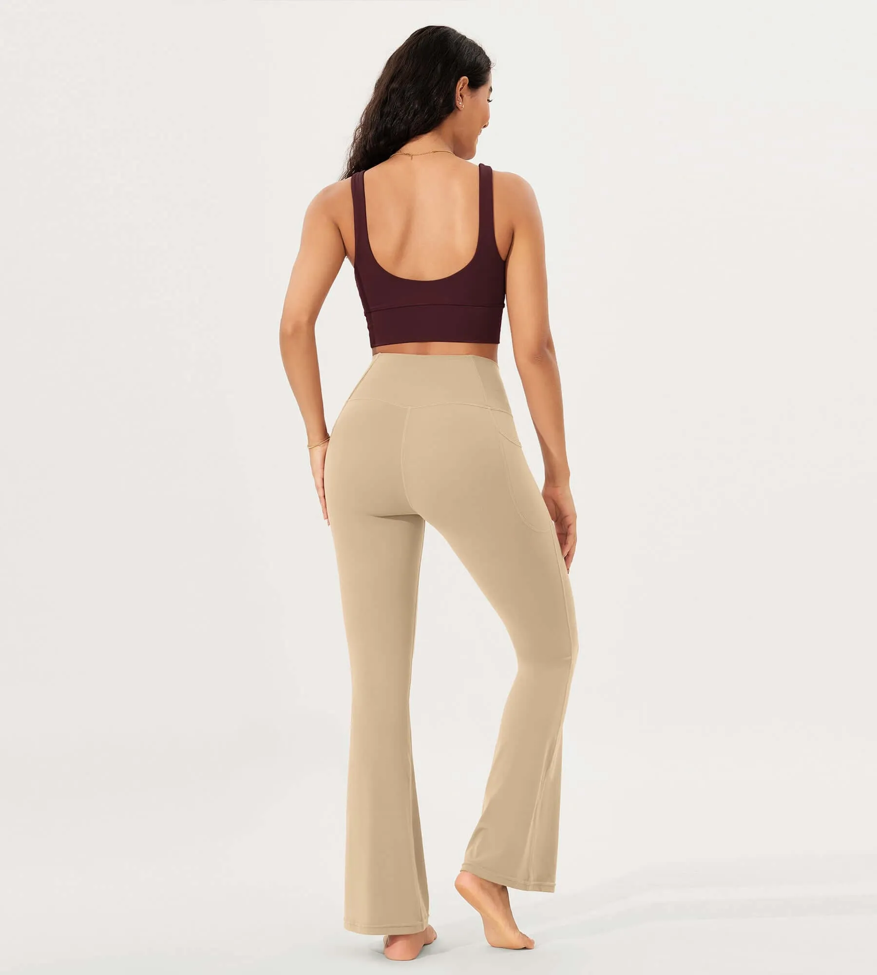 32" Cloud Feeling Bootcut Lounge Yoga Pants with Pockets