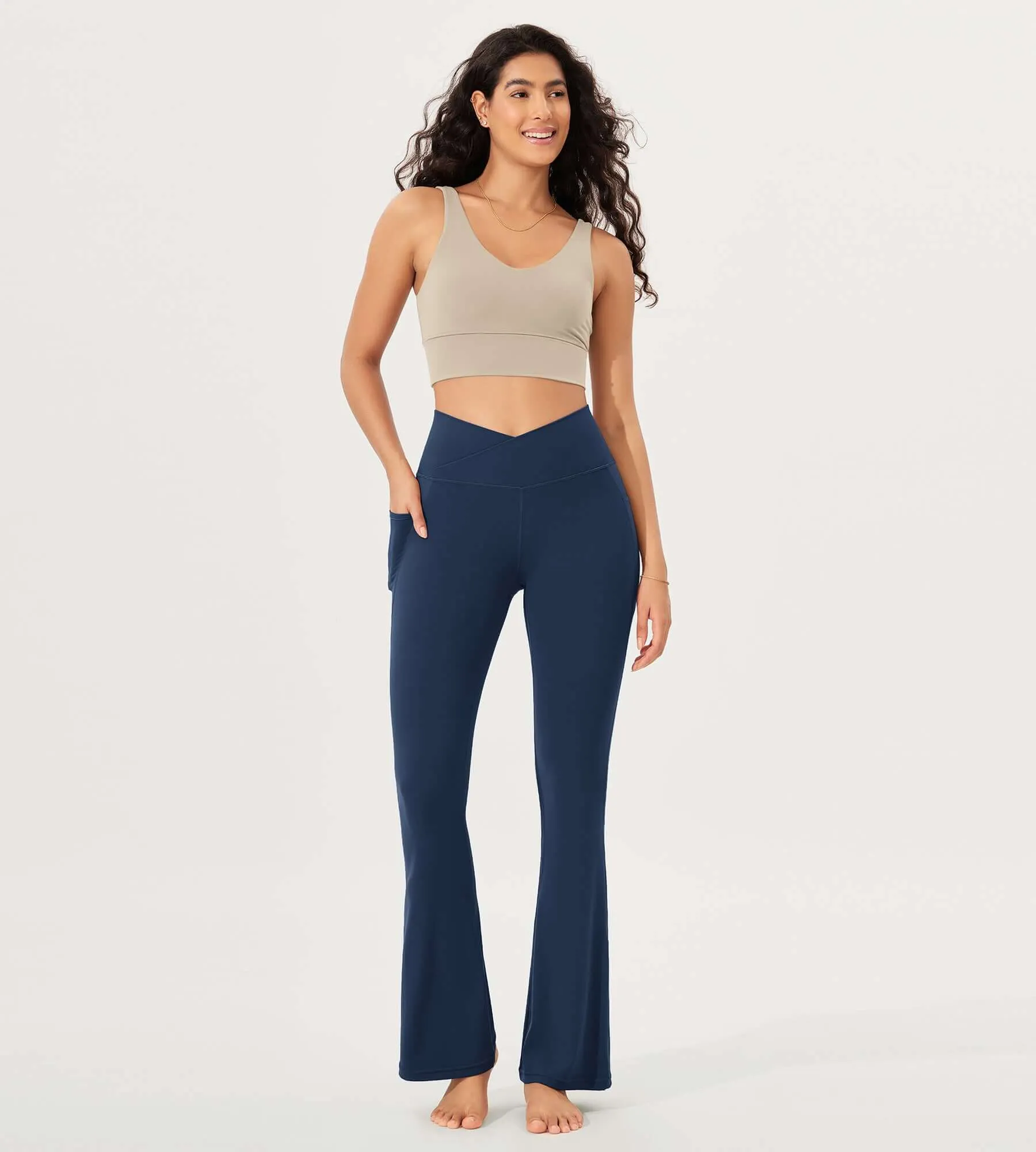 32" Cloud Feeling Bootcut Lounge Yoga Pants with Pockets