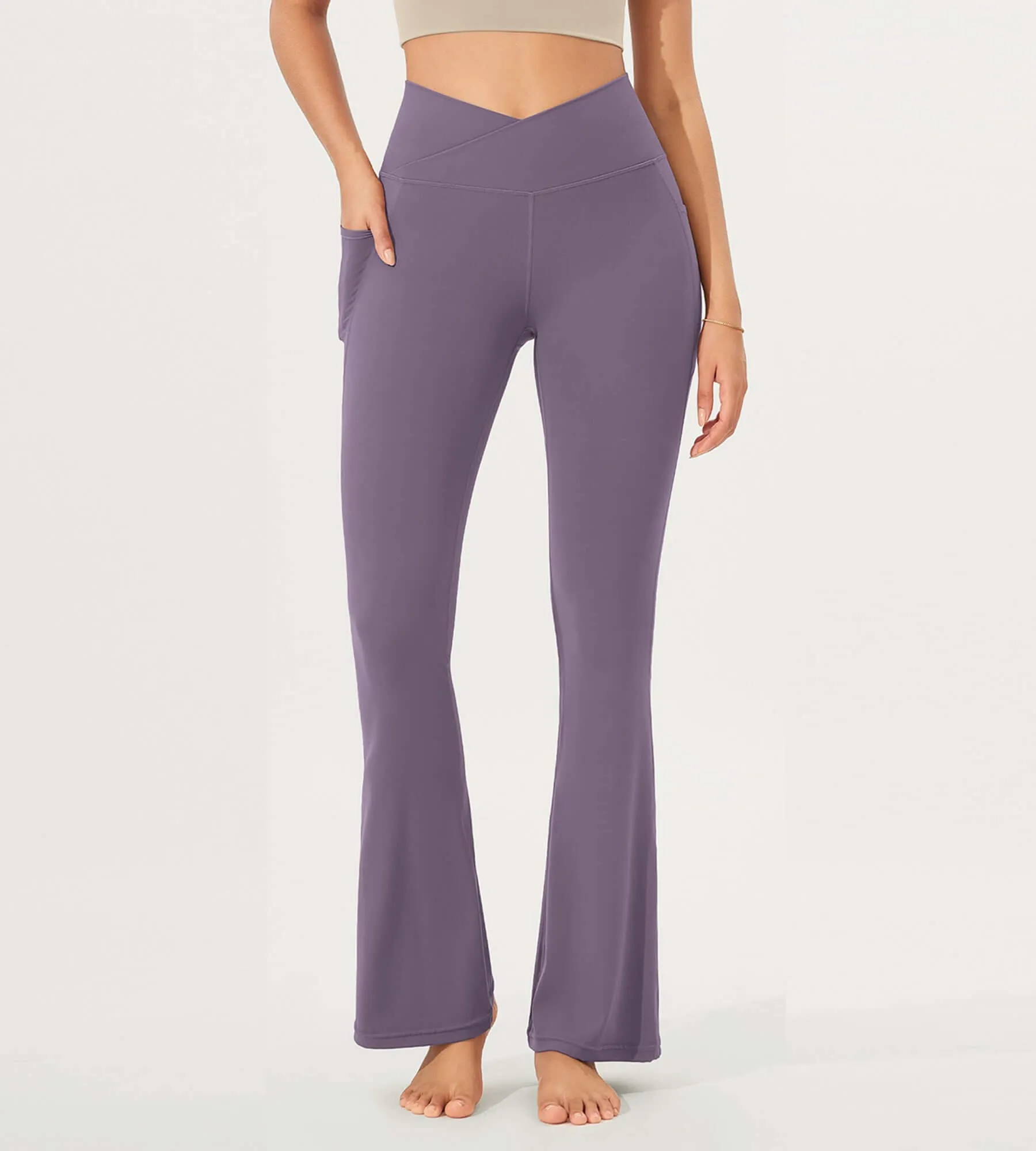 32" Cloud Feeling Bootcut Lounge Yoga Pants with Pockets