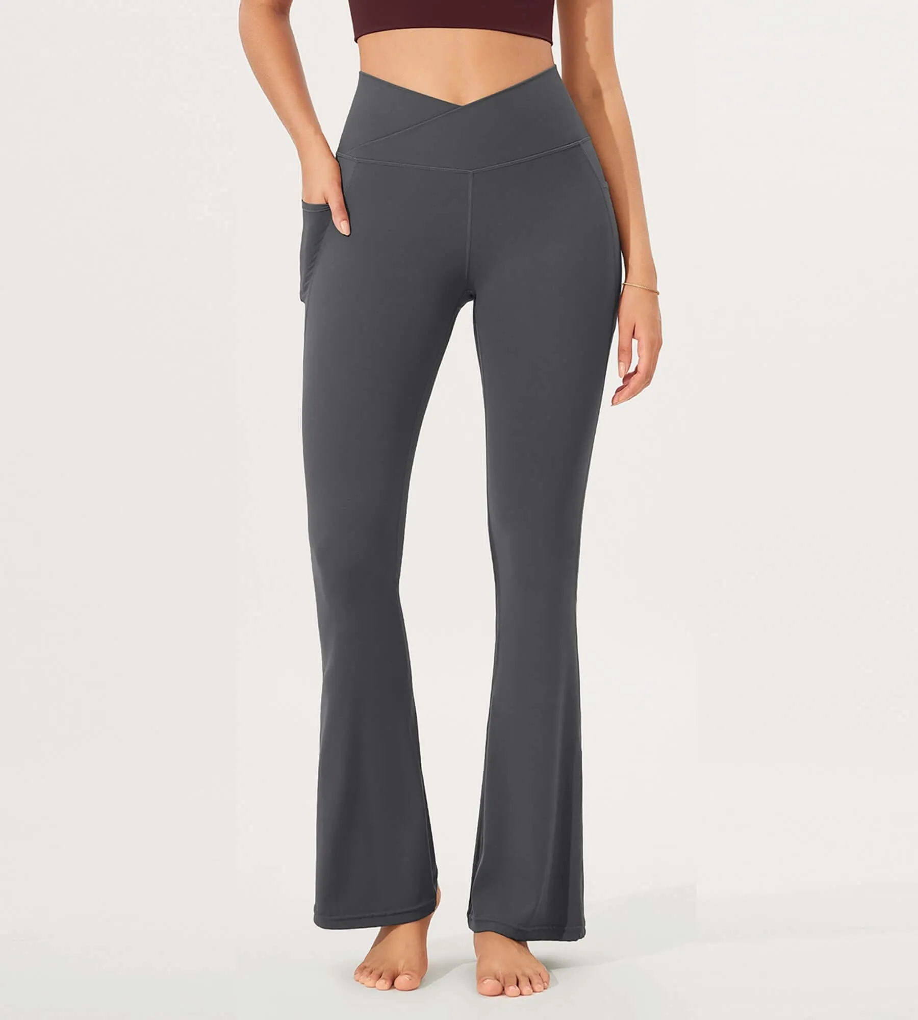 32" Cloud Feeling Bootcut Lounge Yoga Pants with Pockets
