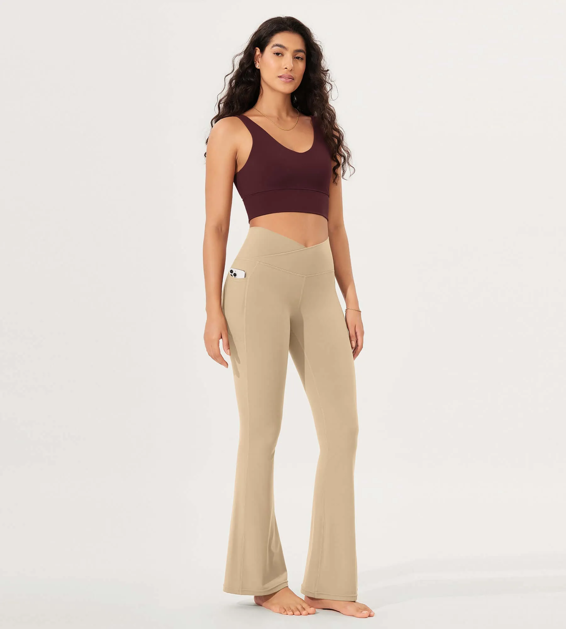 32" Cloud Feeling Bootcut Lounge Yoga Pants with Pockets