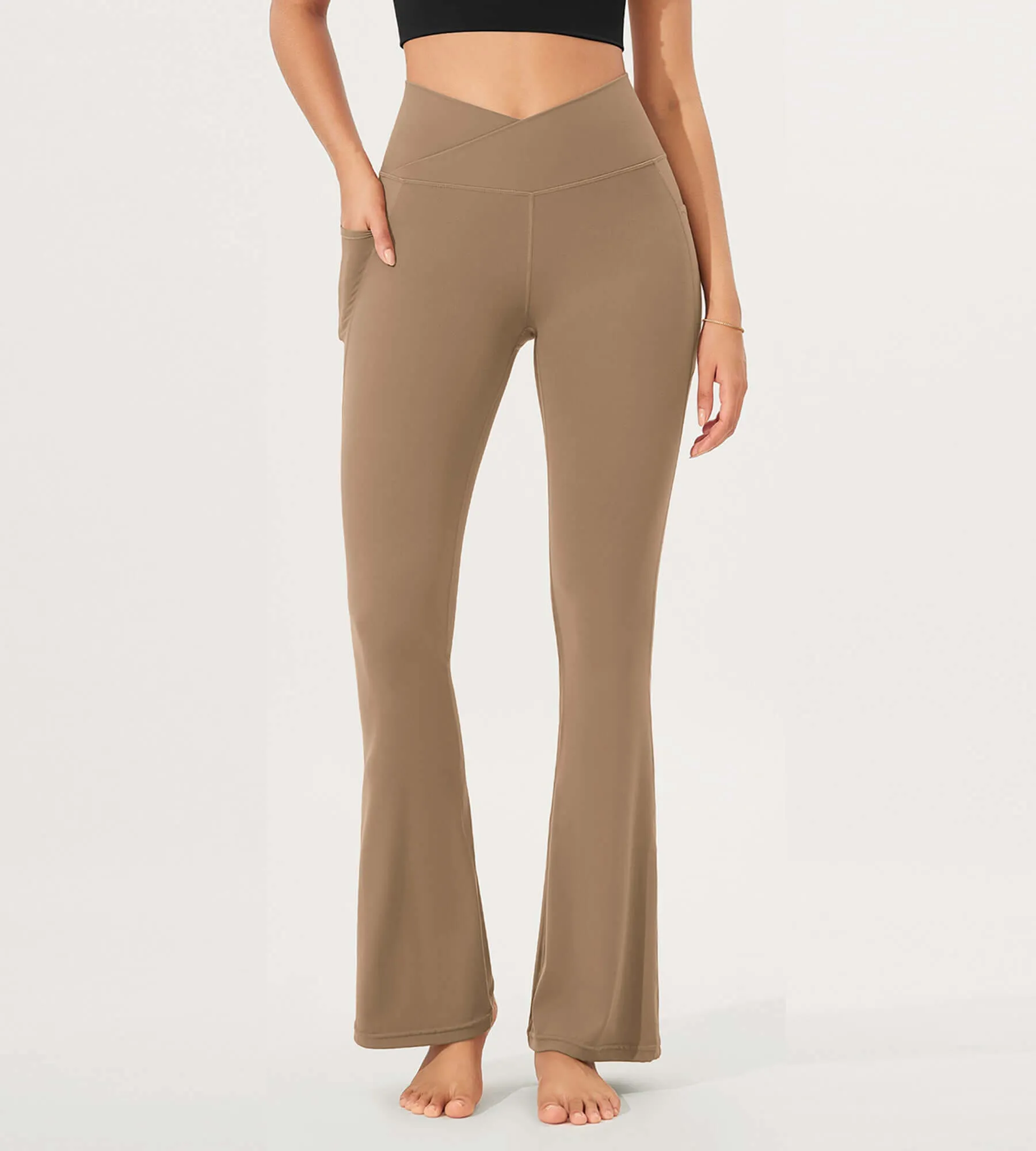 32" Cloud Feeling Bootcut Lounge Yoga Pants with Pockets