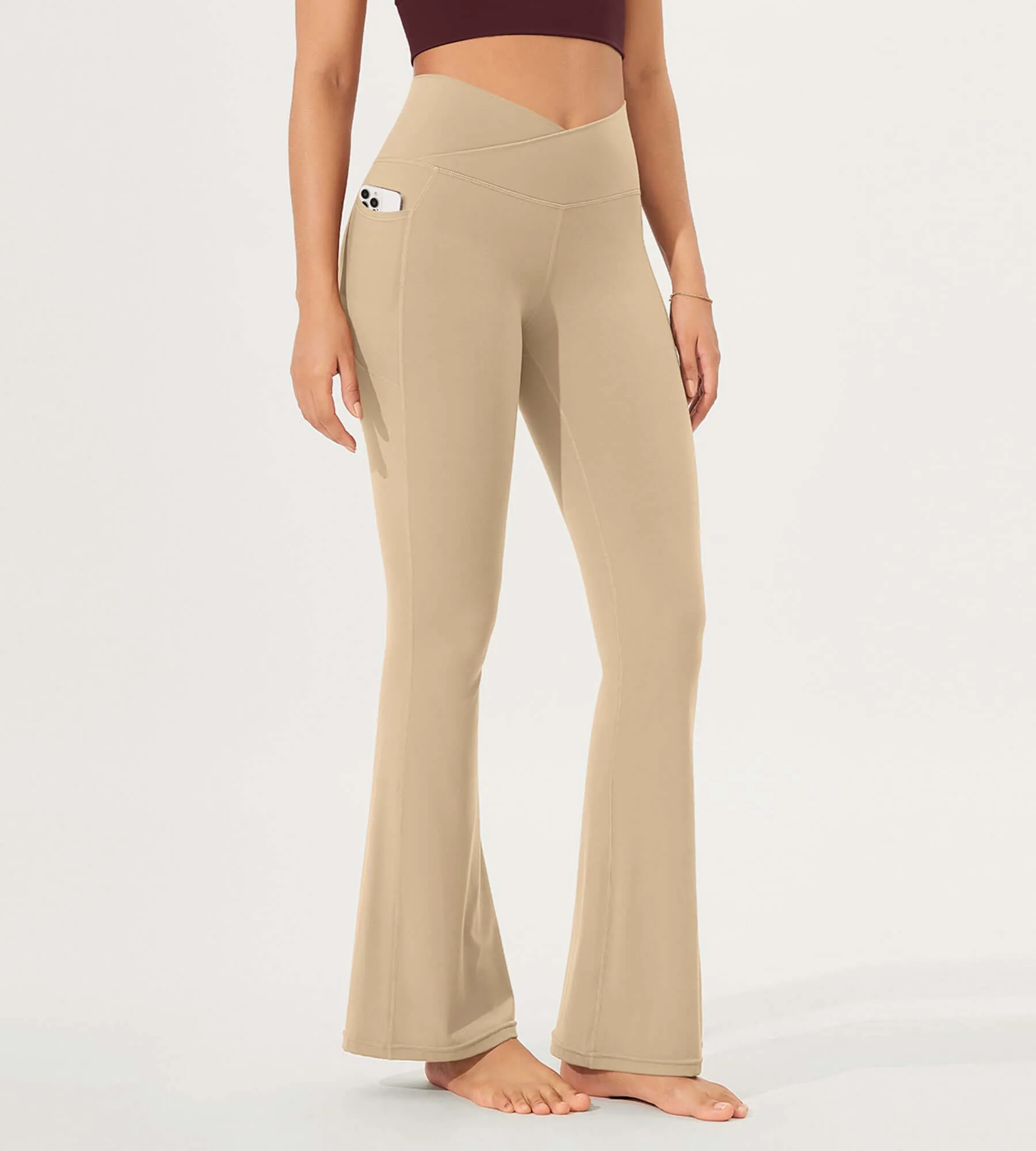32" Cloud Feeling Bootcut Lounge Yoga Pants with Pockets