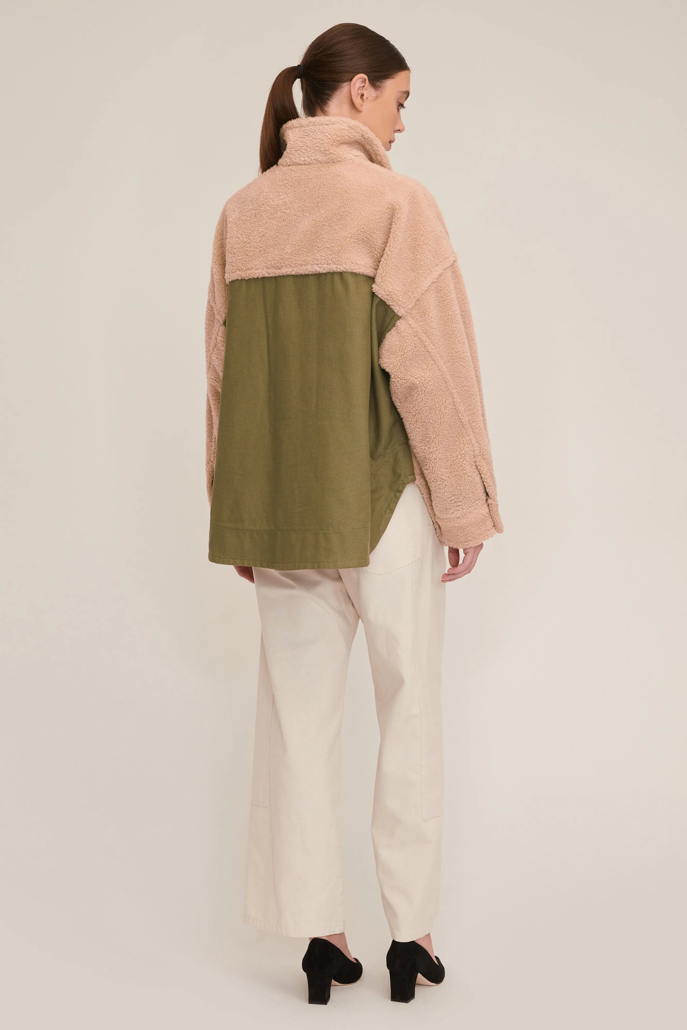Amari Sherpa Twill Jacket