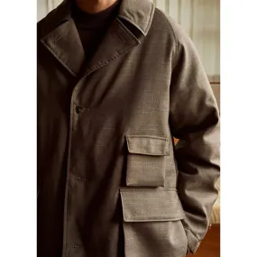 Balmacaan Down Coat