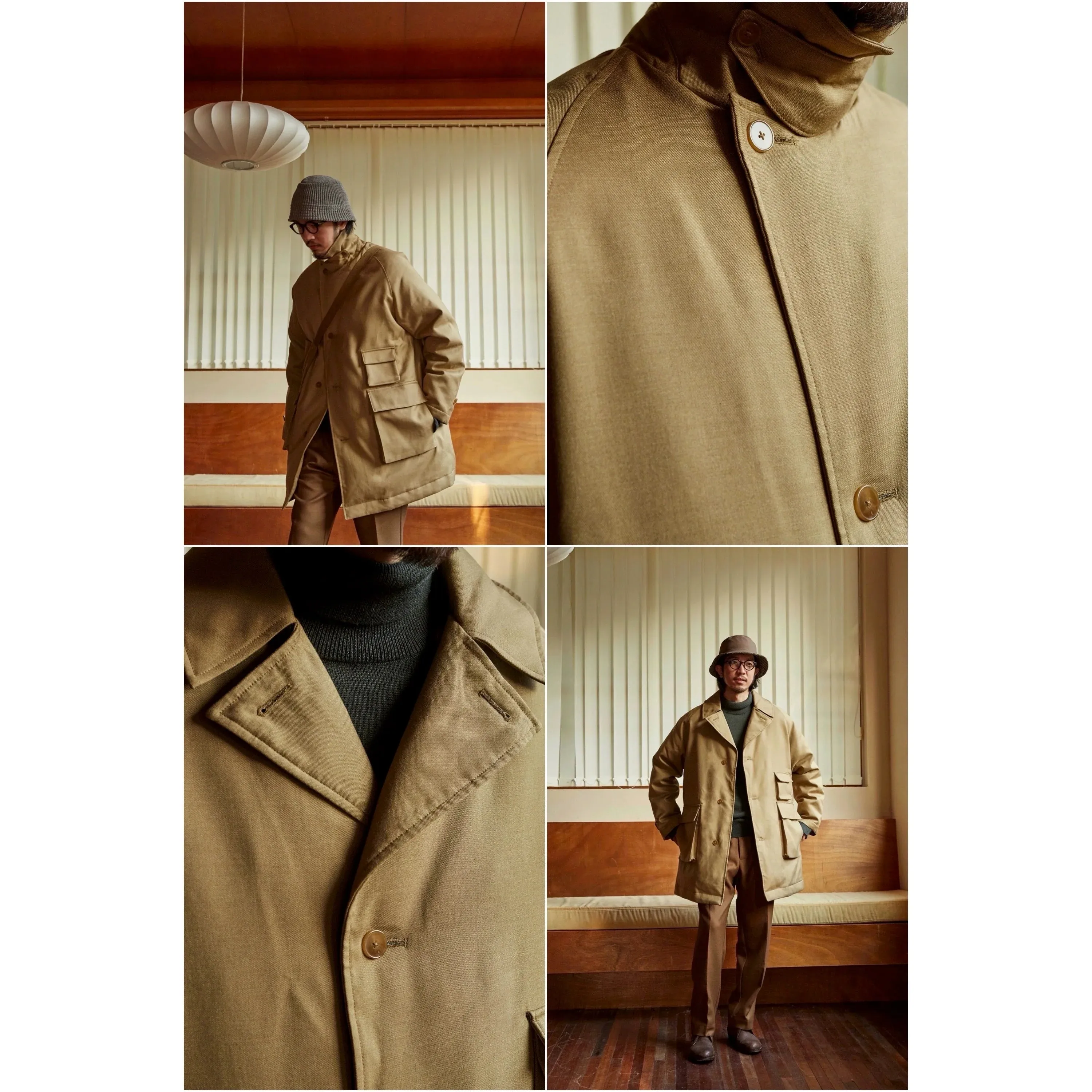 Balmacaan Down Coat