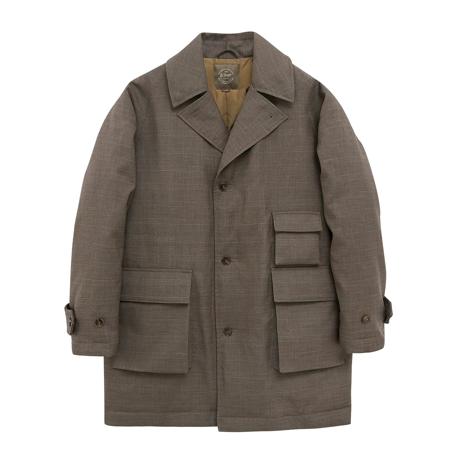 Balmacaan Down Coat