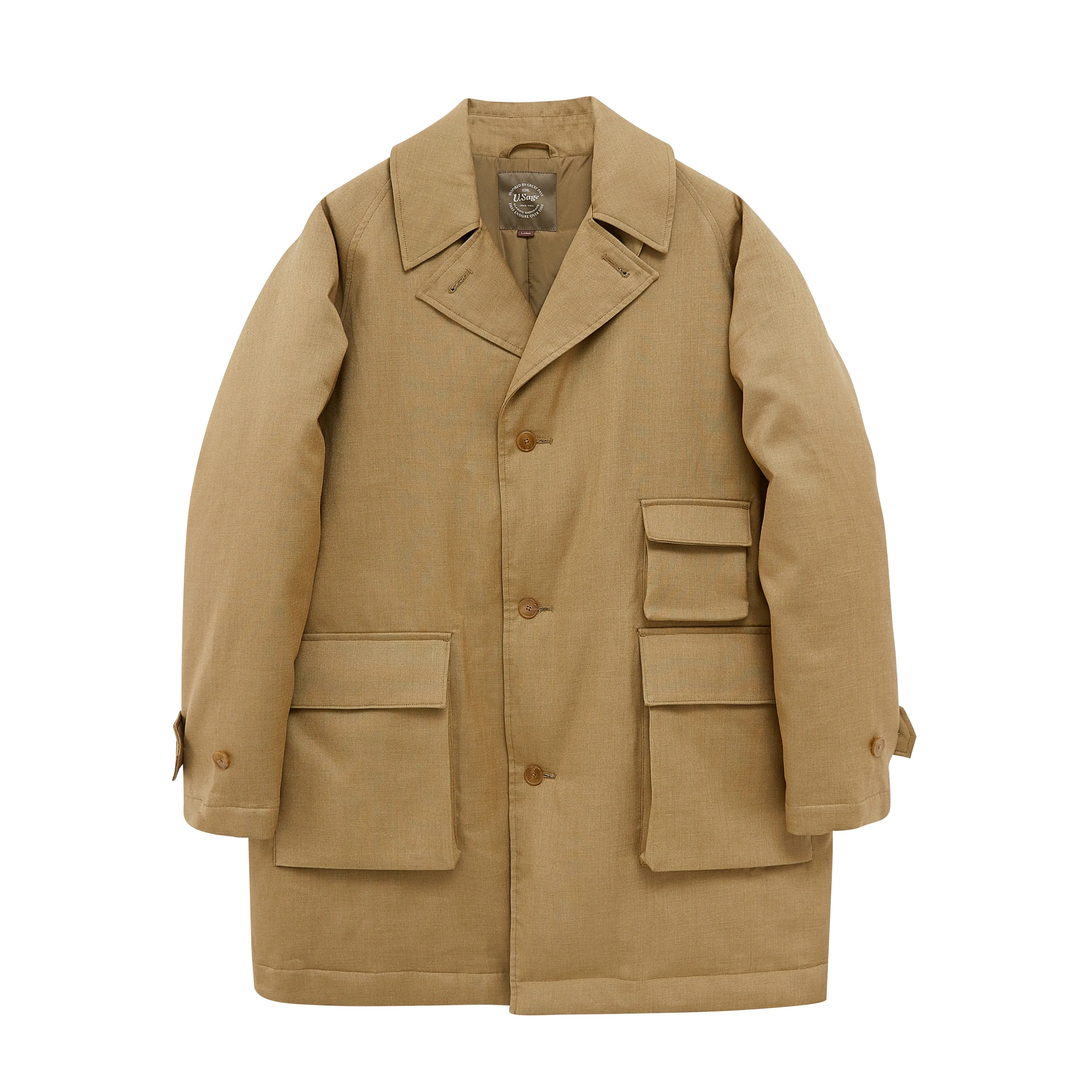 Balmacaan Down Coat