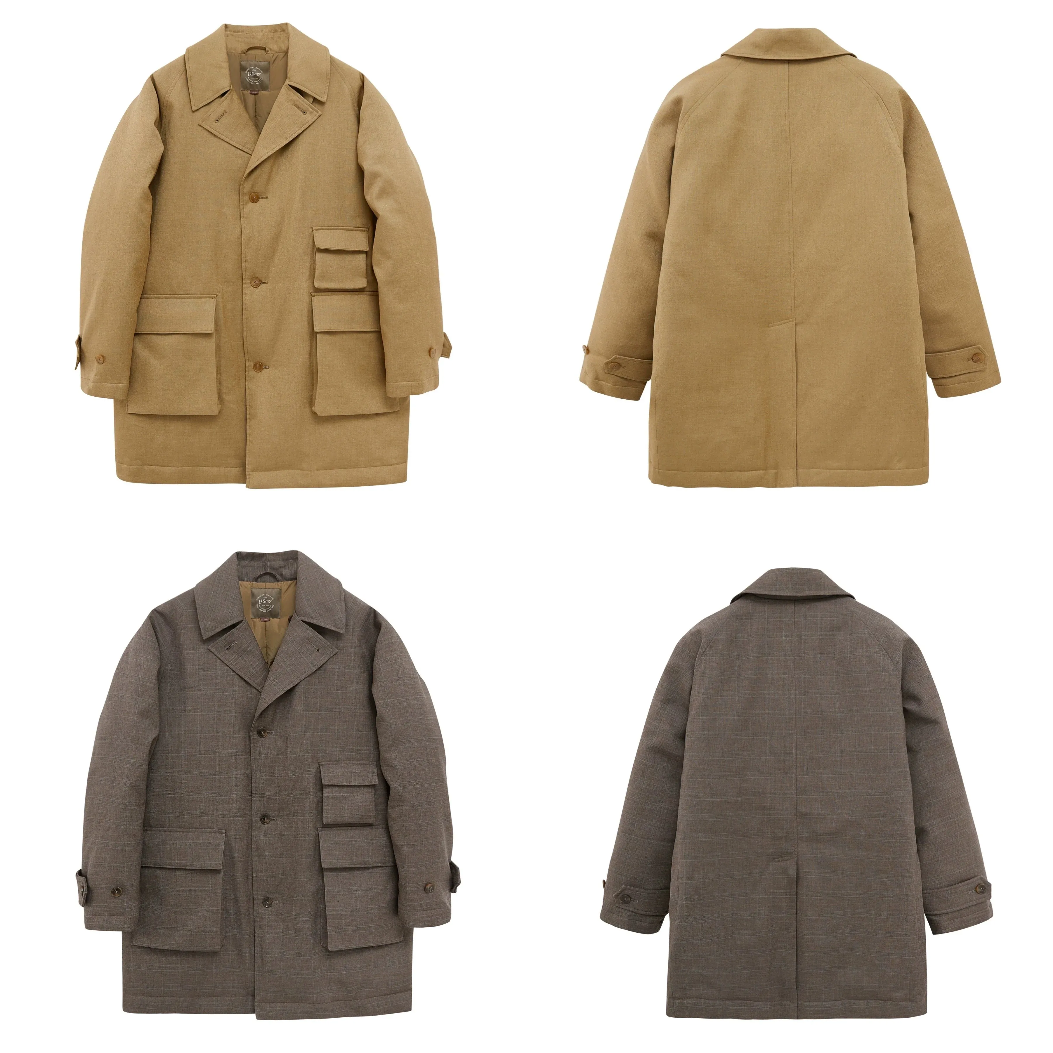 Balmacaan Down Coat