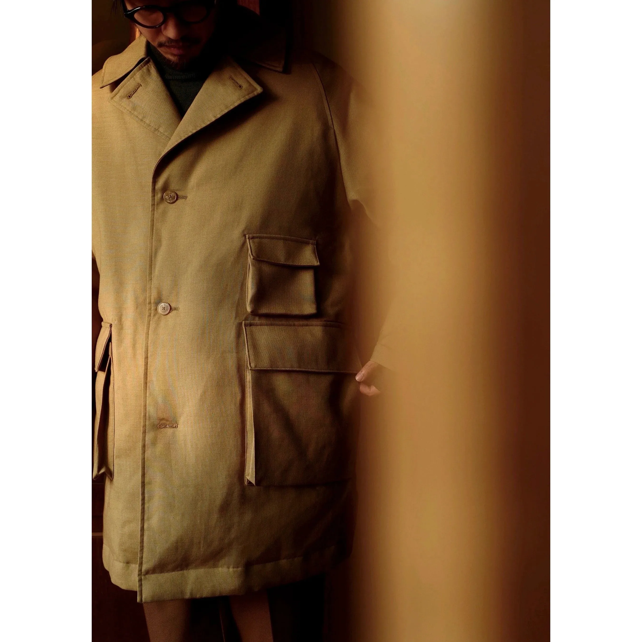 Balmacaan Down Coat