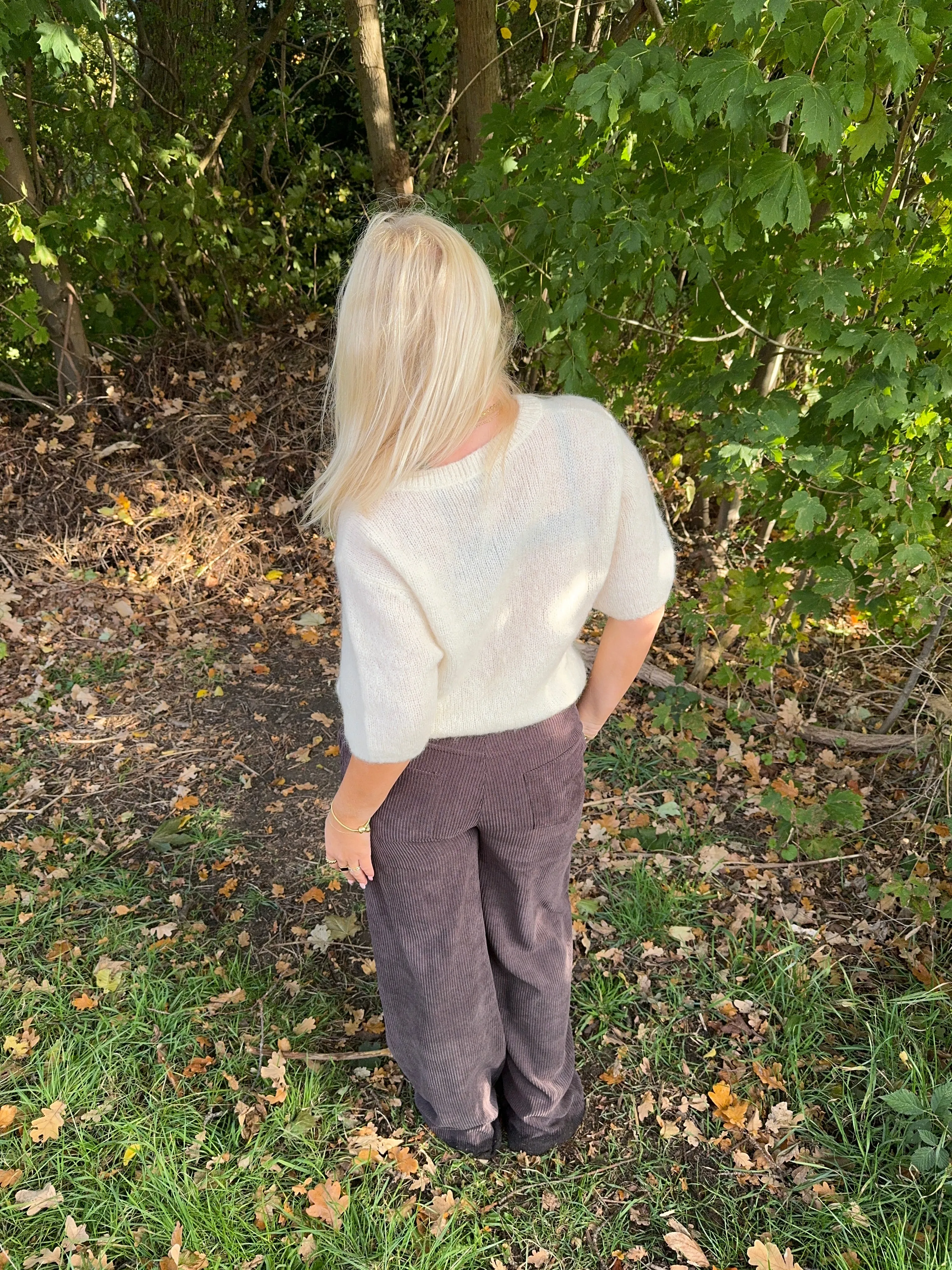 Betsy baggy corduroy pants - Brown