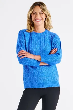 Betty Basics Kayla Knit Jumper - Horizon Blue