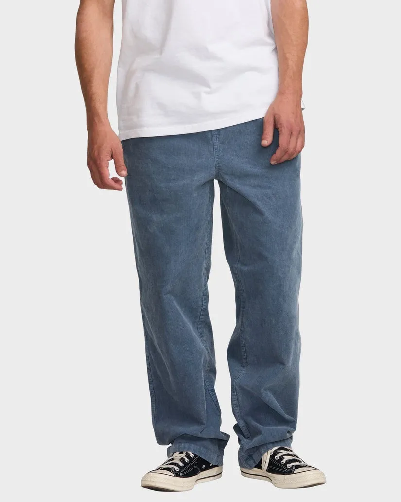 BILLABONG Larry Cord Pants - SLATE BLUE