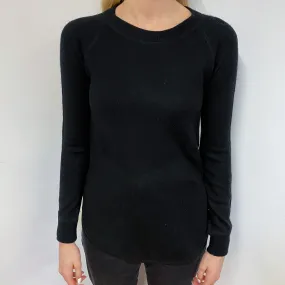 Black Crew Neck Jumper Small