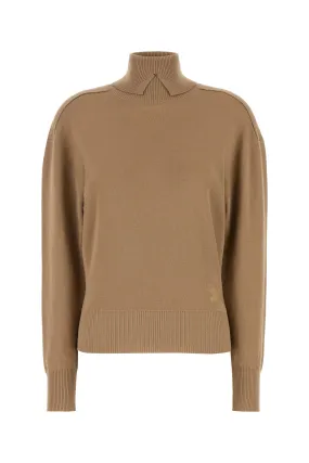 Camel wool sweater