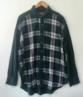 Check vintage St Johns Bay flannel unusual shirt XL