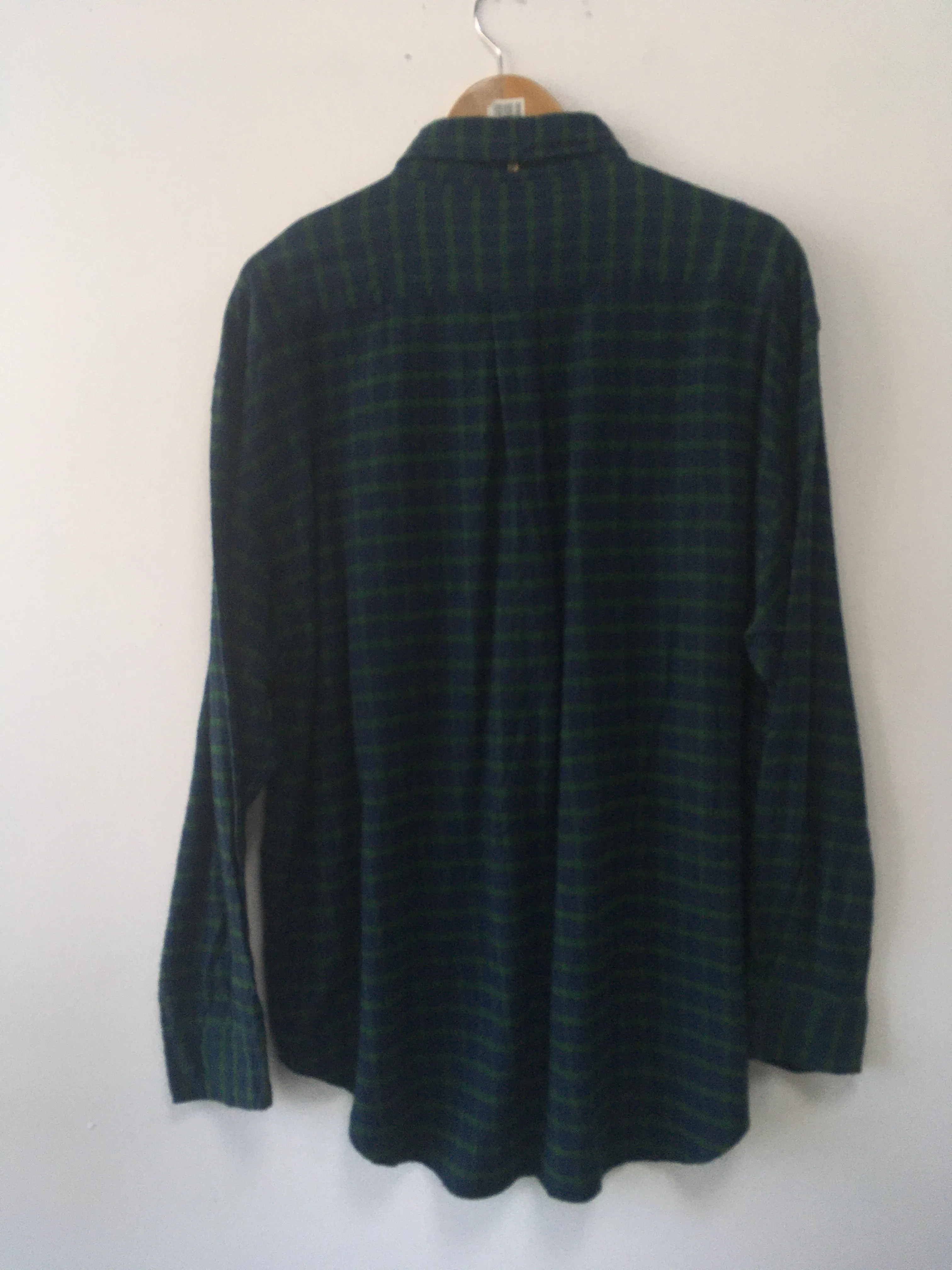 Check vintage St Johns Bay flannel unusual shirt XL