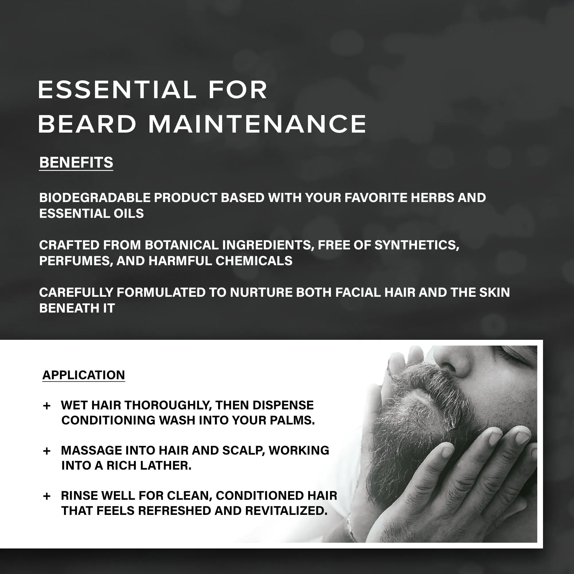 Copper Johns Daily Conditioning Wash | Natural Beard Cleanser | Nourishes Facial Hair & Skin | Ionic Inland Sea Minerals | Unscented-The Hunt | 8oz