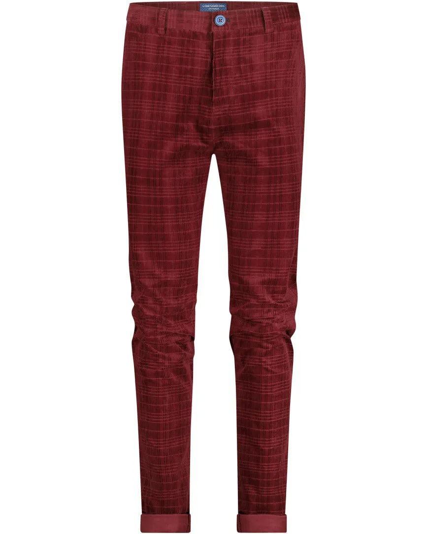 Corduroy Pants - Burgundy
