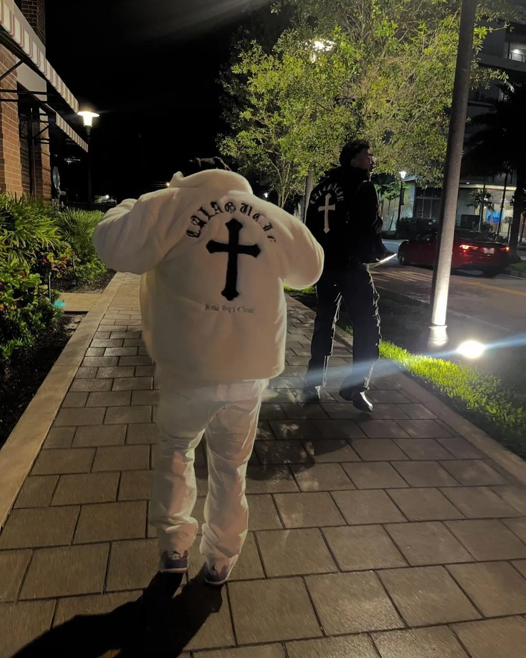 Cozy Cross Rabbit Fur Coat