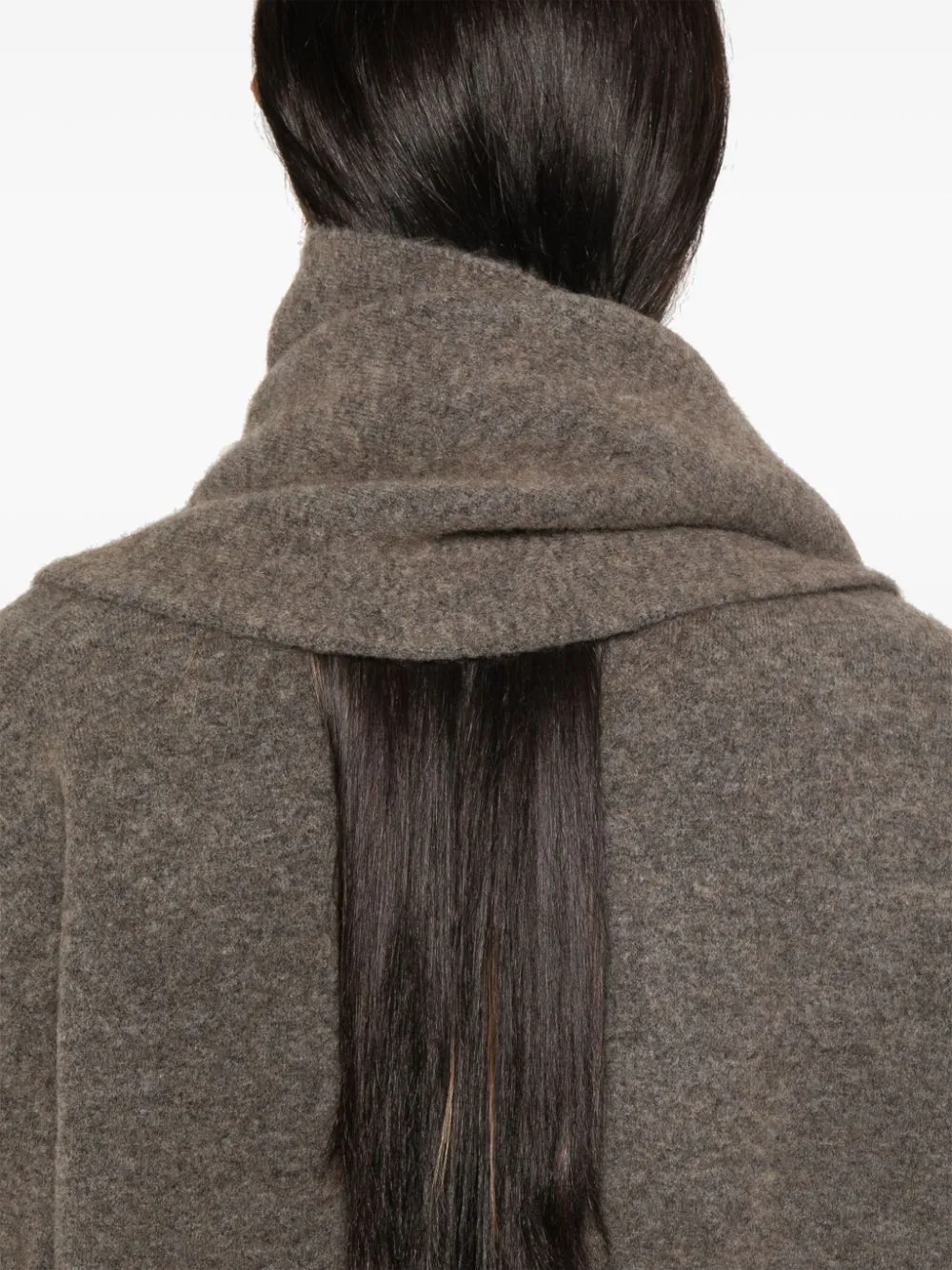 Draped-Scarf Knit