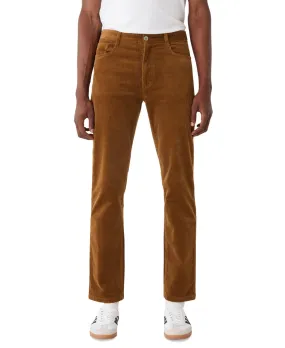 Frank And Oak Men's Slim Fit Five Pocket Stretch Corduroy Pants Camel 30 x 32