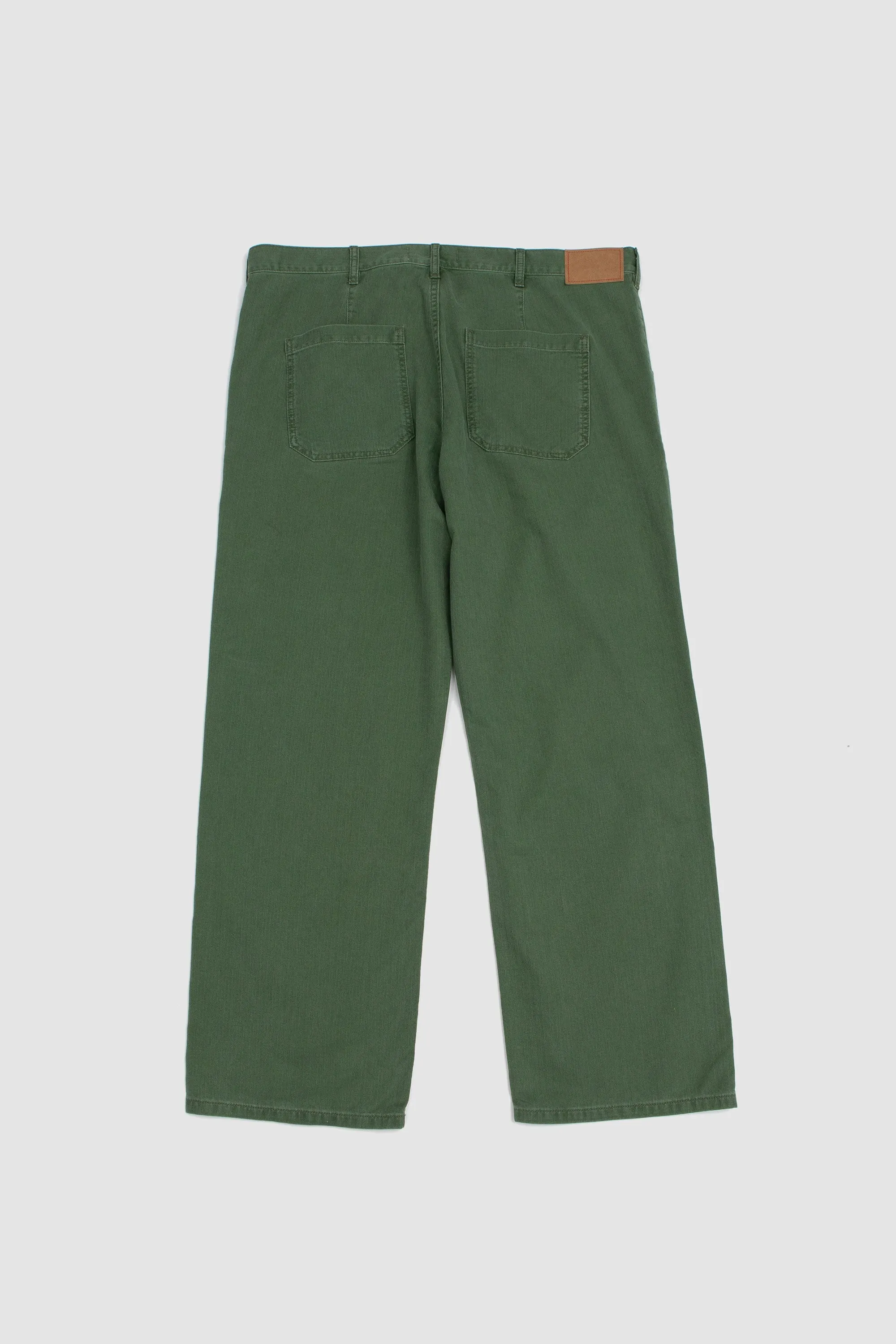 Genua Worker Chino Chevron Green
