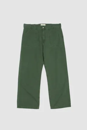 Genua Worker Chino Chevron Green