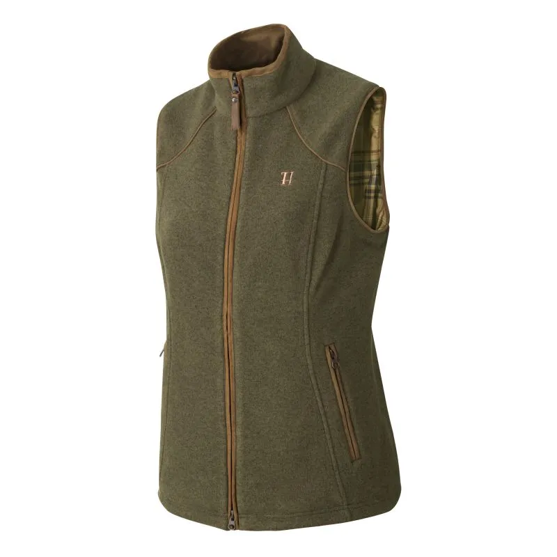 Harkila Sandhem Ladies Poalrtec Fleece Waistcoat - Dusty Lake Green