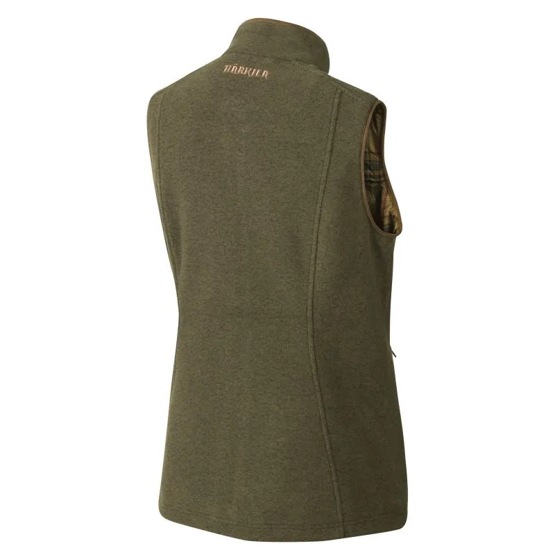 Harkila Sandhem Ladies Poalrtec Fleece Waistcoat - Dusty Lake Green