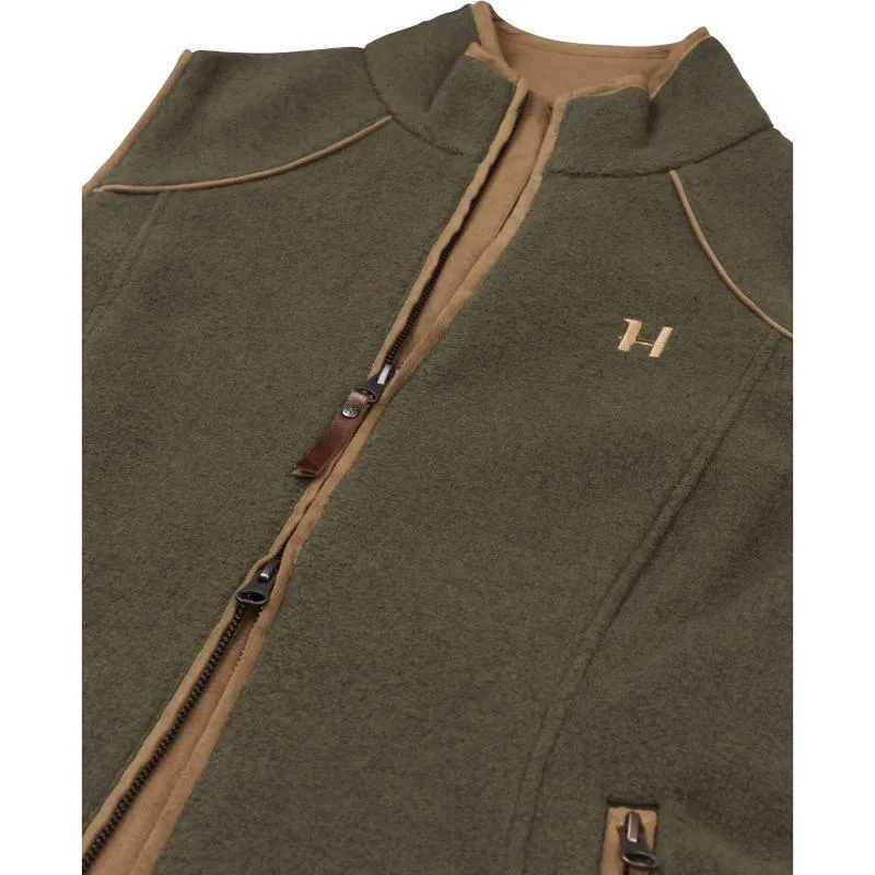 Harkila Sandhem Ladies Poalrtec Fleece Waistcoat - Willow Green