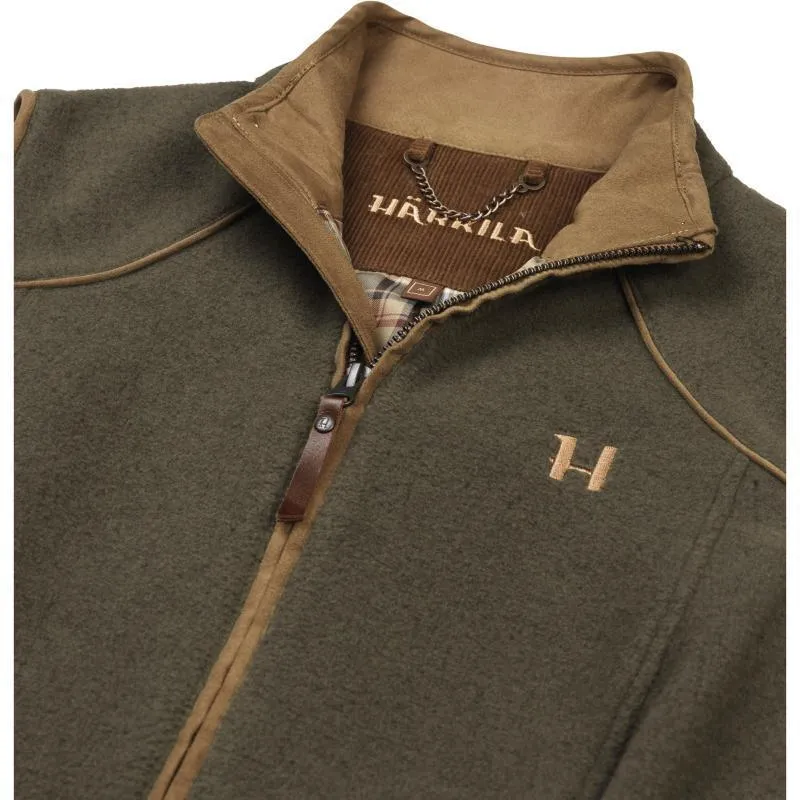 Harkila Sandhem Ladies Poalrtec Fleece Waistcoat - Willow Green