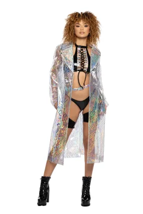 J. Valentine Rubberized Vinyl Trench Coat*