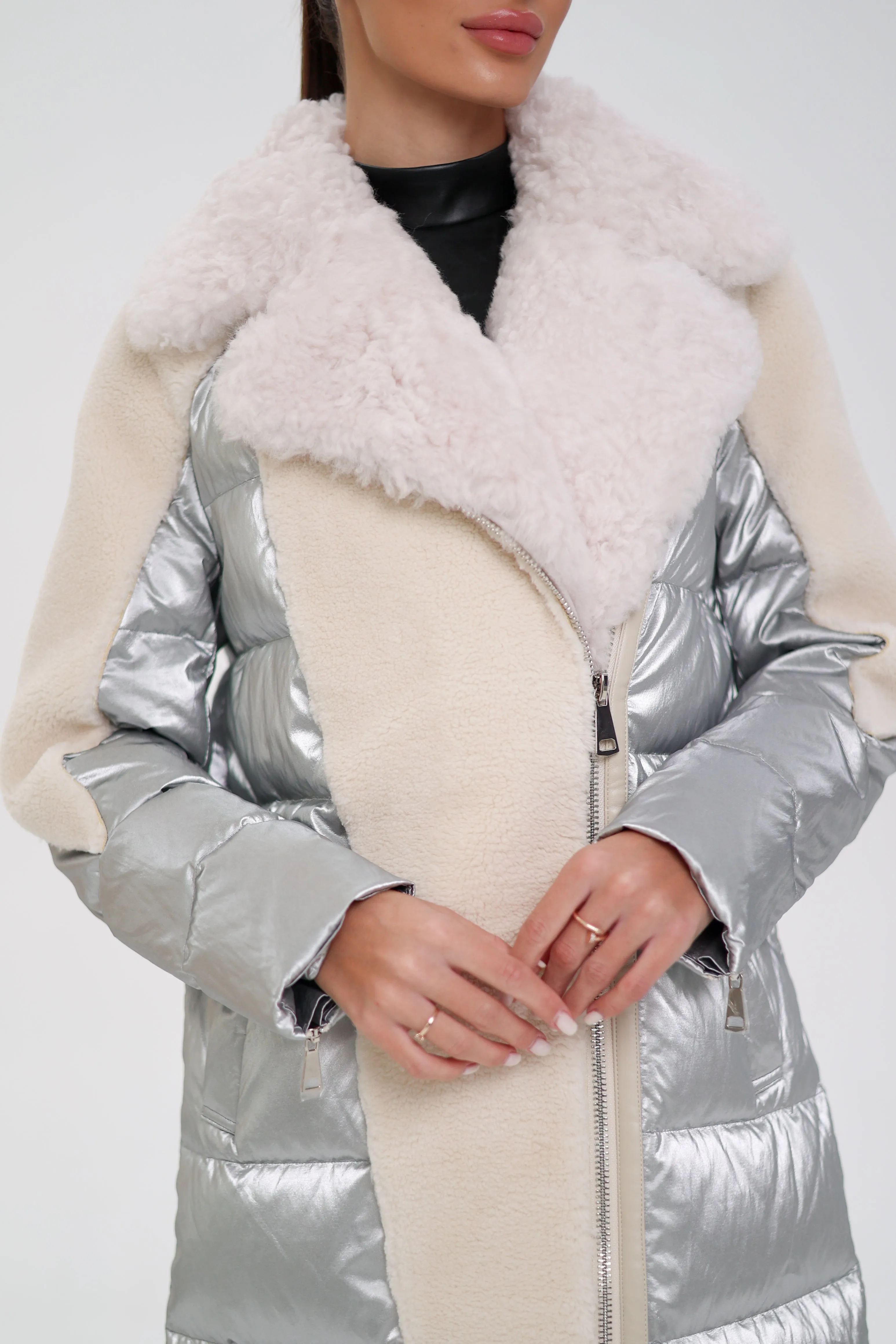 Kalgan Trim Down Long-line Coat