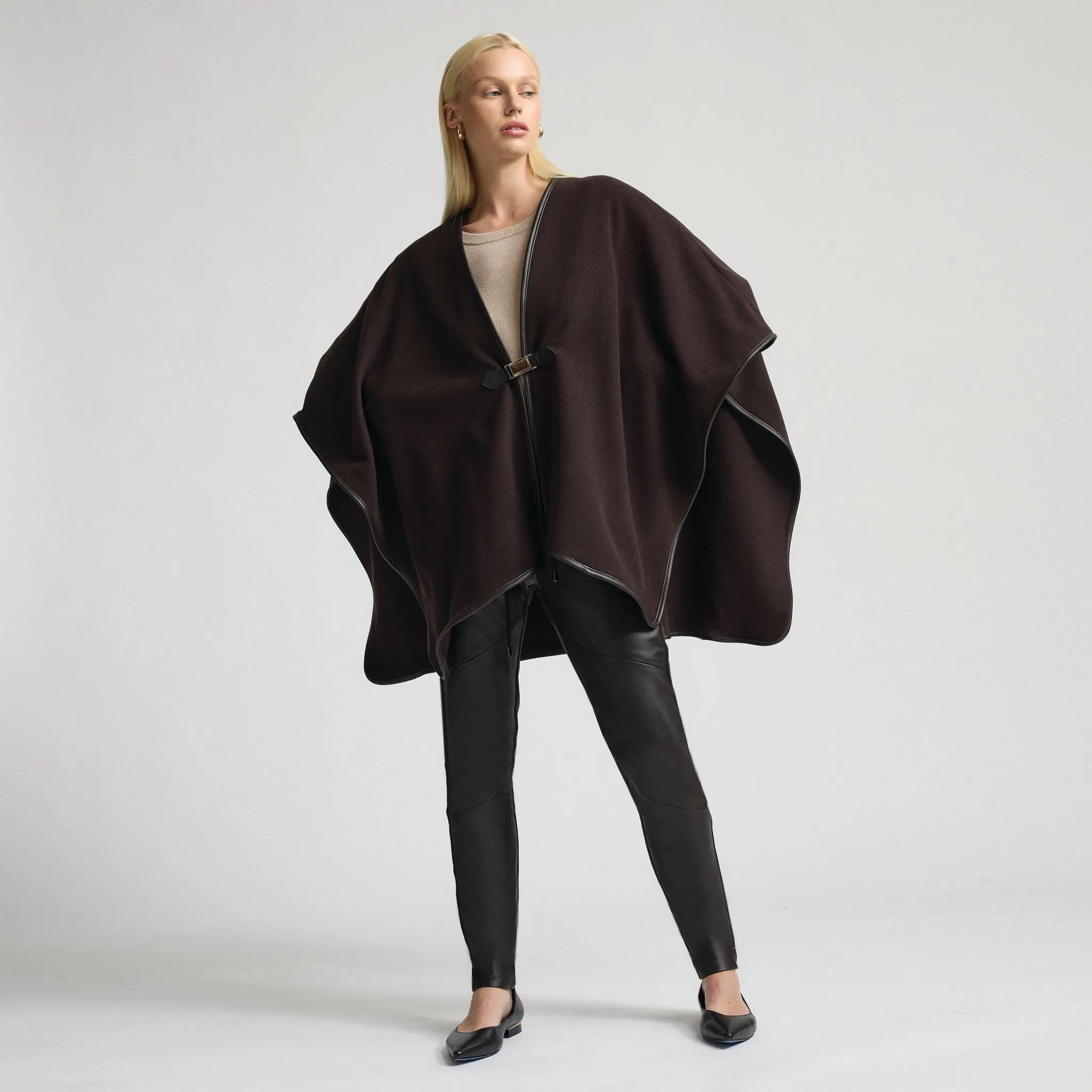 Karson Cape - Espresso