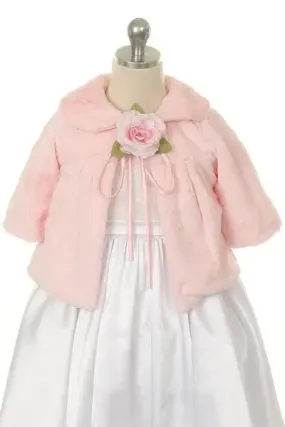 KD281P - Extra Soft Fur Half Baby Coat