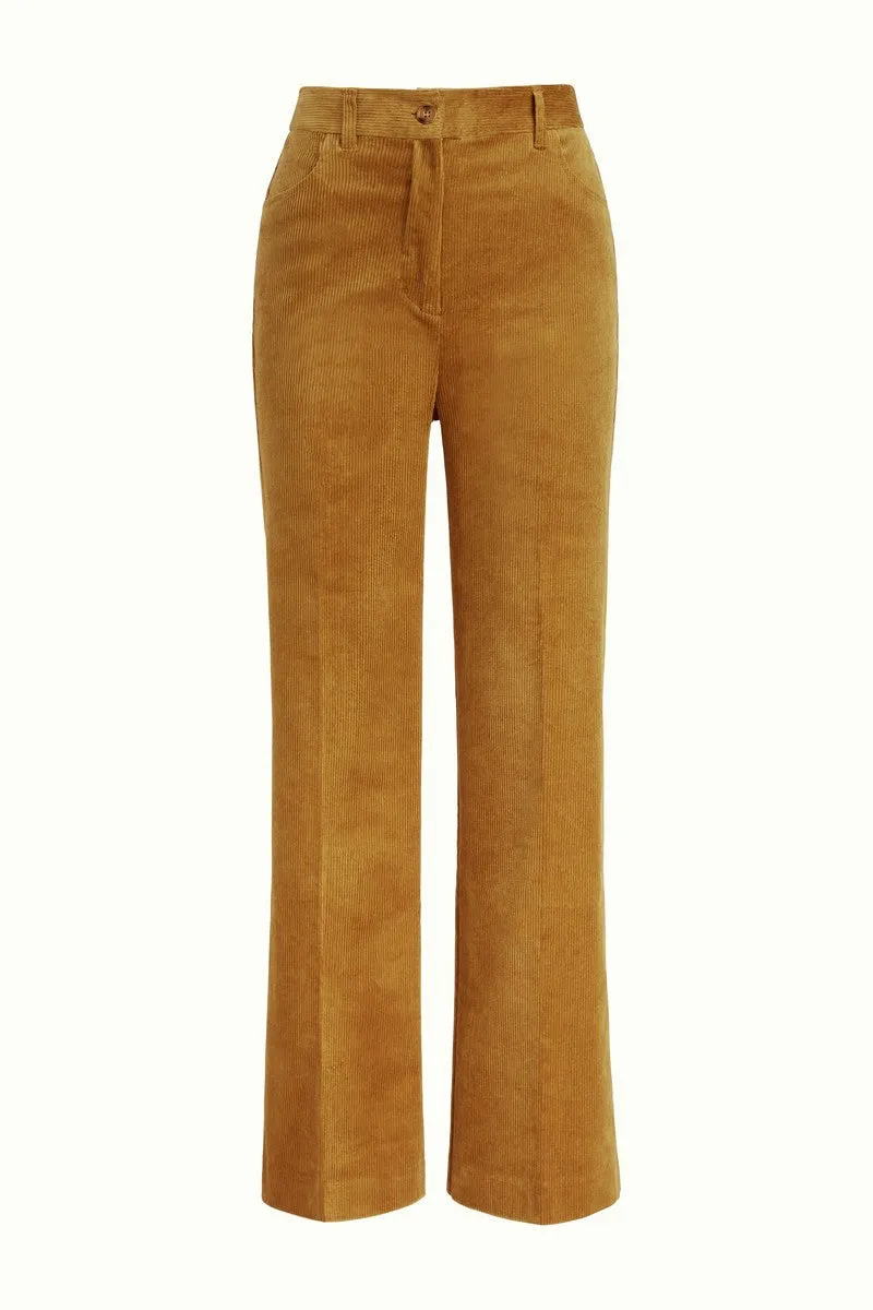 MARCIA PANTS CORDUROY MUSTARD